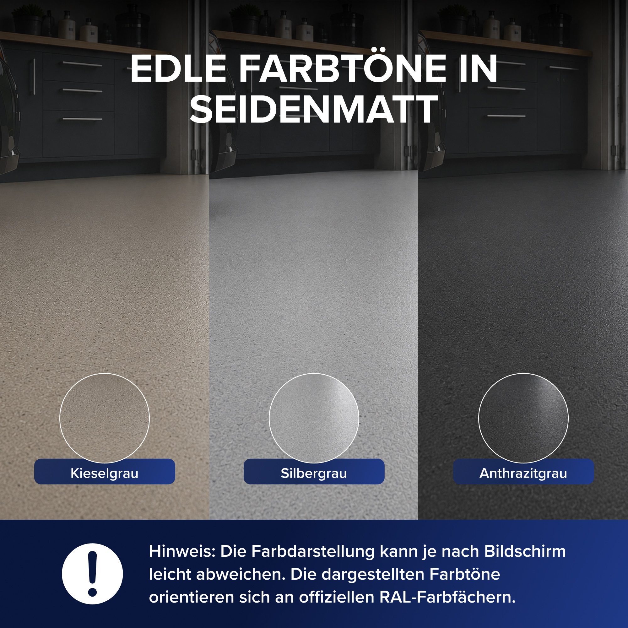 plid Bodenversiegelung Garagenbodenbeschichtung Bodenbeschichtung Bodenfarbe, Öl und Dieselbeständig, hochdeckend – Bild 5 von 5