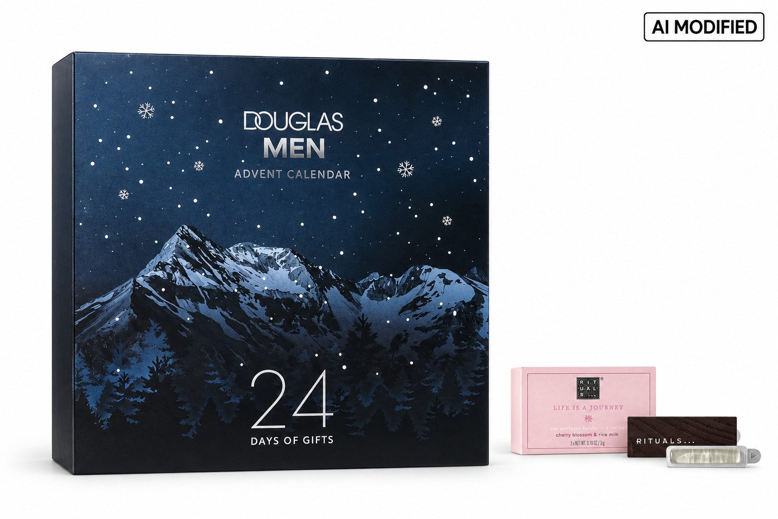 Douglas Adventskalender Douglas Men Pflege Adventskalender 2026 mit Rituals Autoduft, Adventskalender mit zusätzlichem Rituals Autoduft