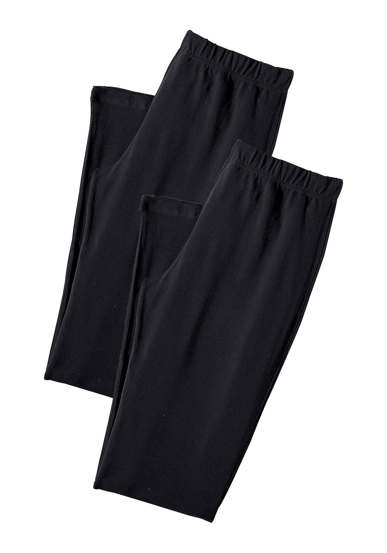 Vivance Active by Lascana Leggings (2er-Pack) mit Gummibund, Loungewear