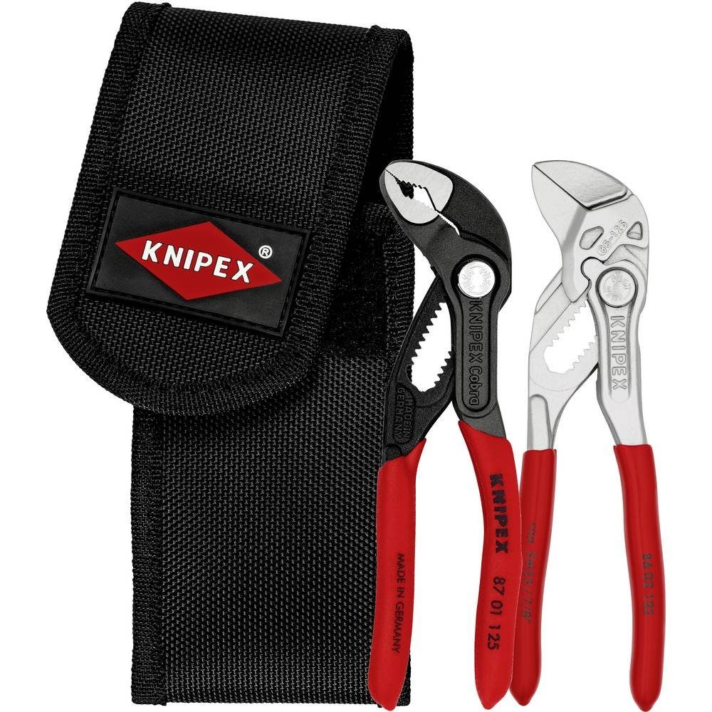 Knipex Zangenset Mini-Zangenset in Werkzeuggürteltasche 00 20 72 V04