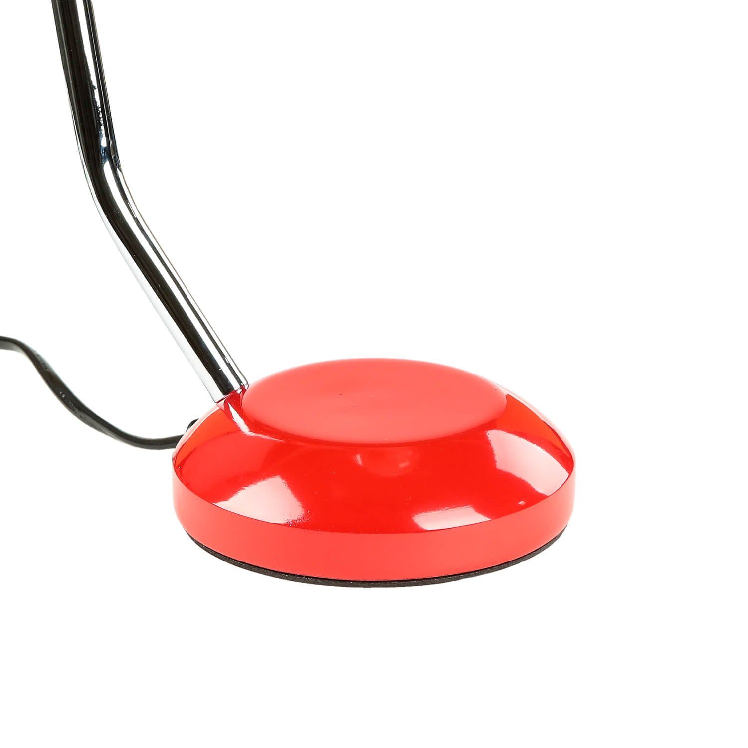 Metall 36 ohne Rot cm Retro Schreibtischlampe Leuchtmittel, E27 Tischleuchte POCATELLO, Design Licht-Erlebnisse flexibel verstellbar