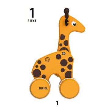 BRIO® Nachziehspielzeug Brio Kleinkindwelt Holz Nachziehspielzeug Nachzieh Giraffe 30200