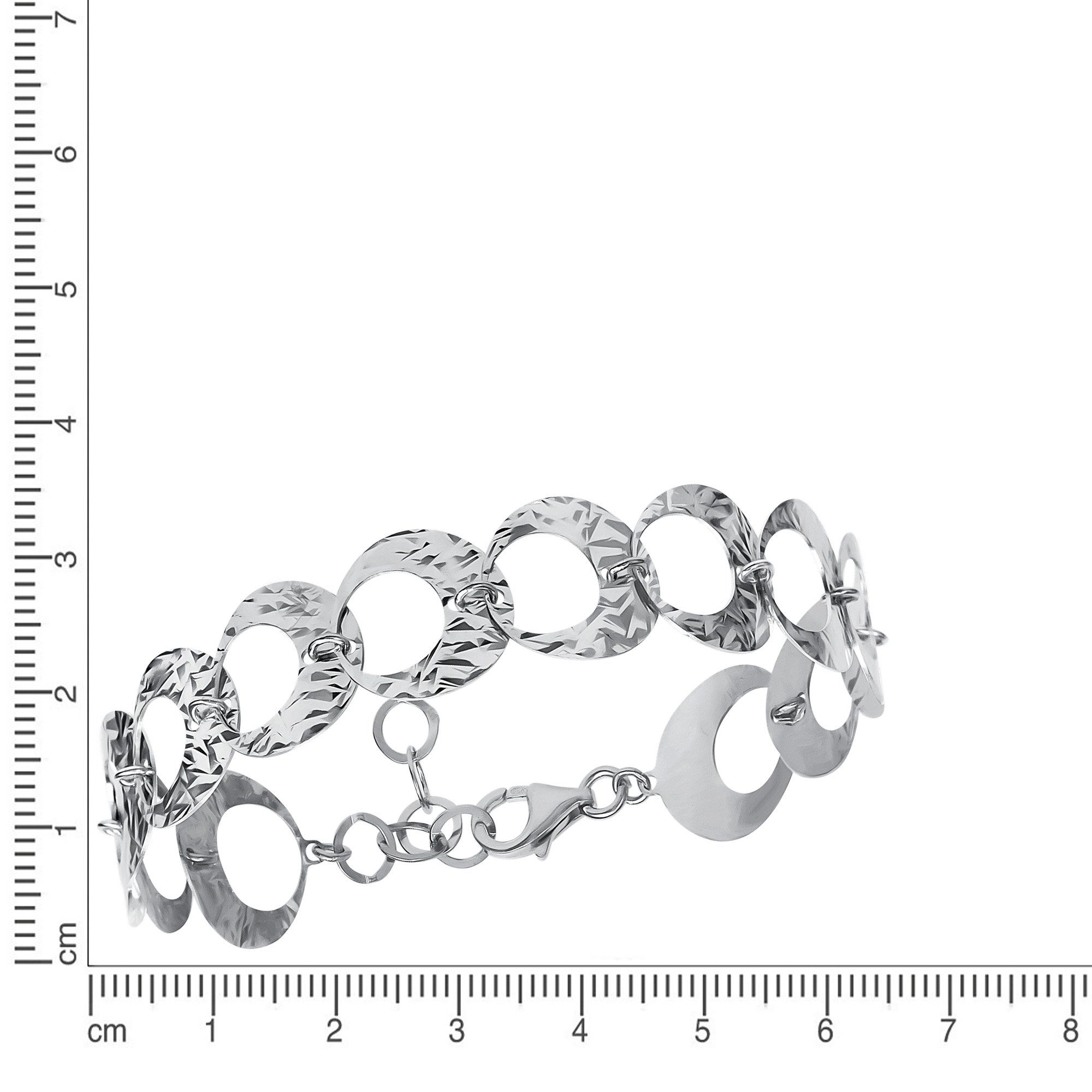 CELESTA Silber rhodiniert Armband 925