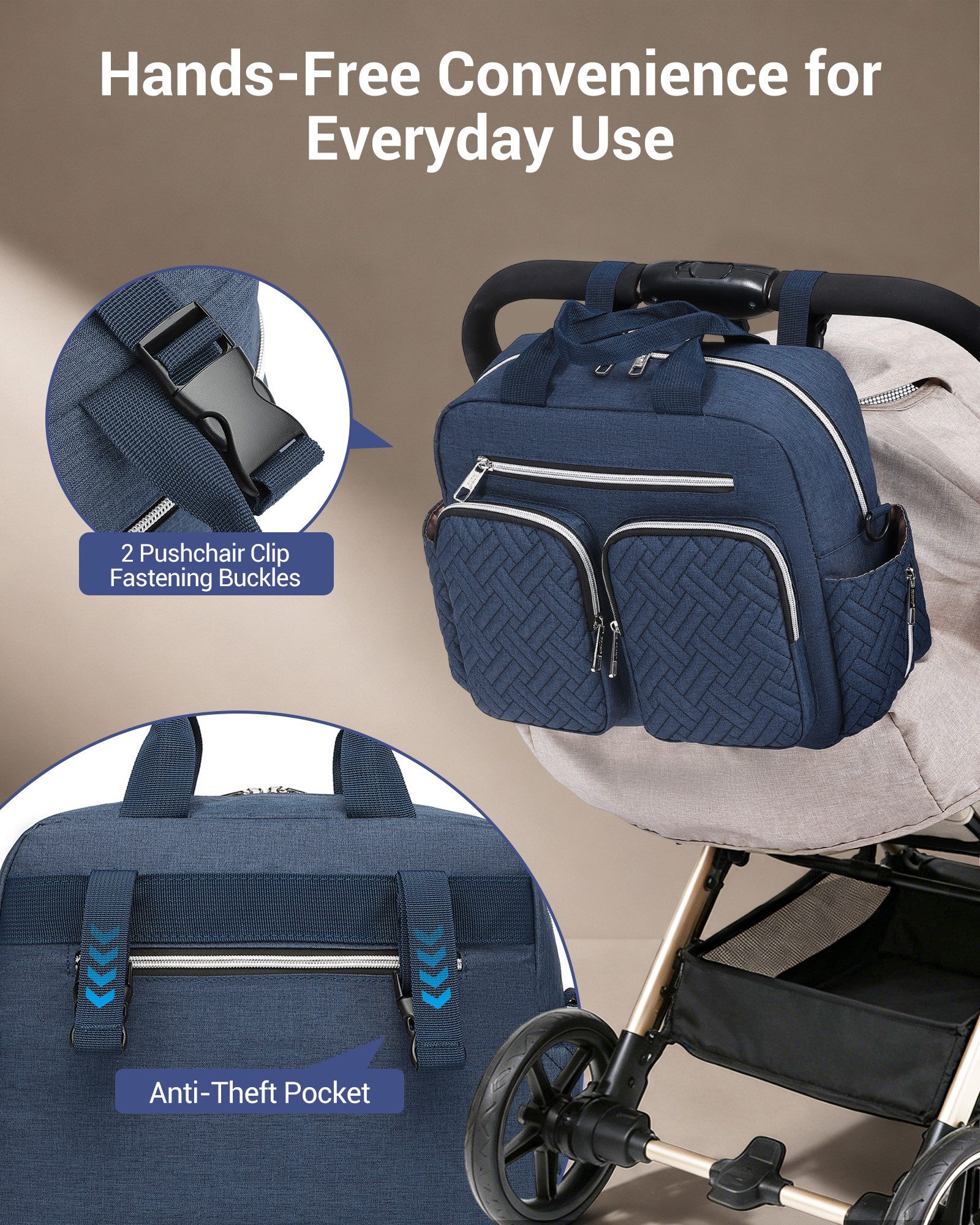 KONO Wickeltasche für Babys – Bild 3 von 5