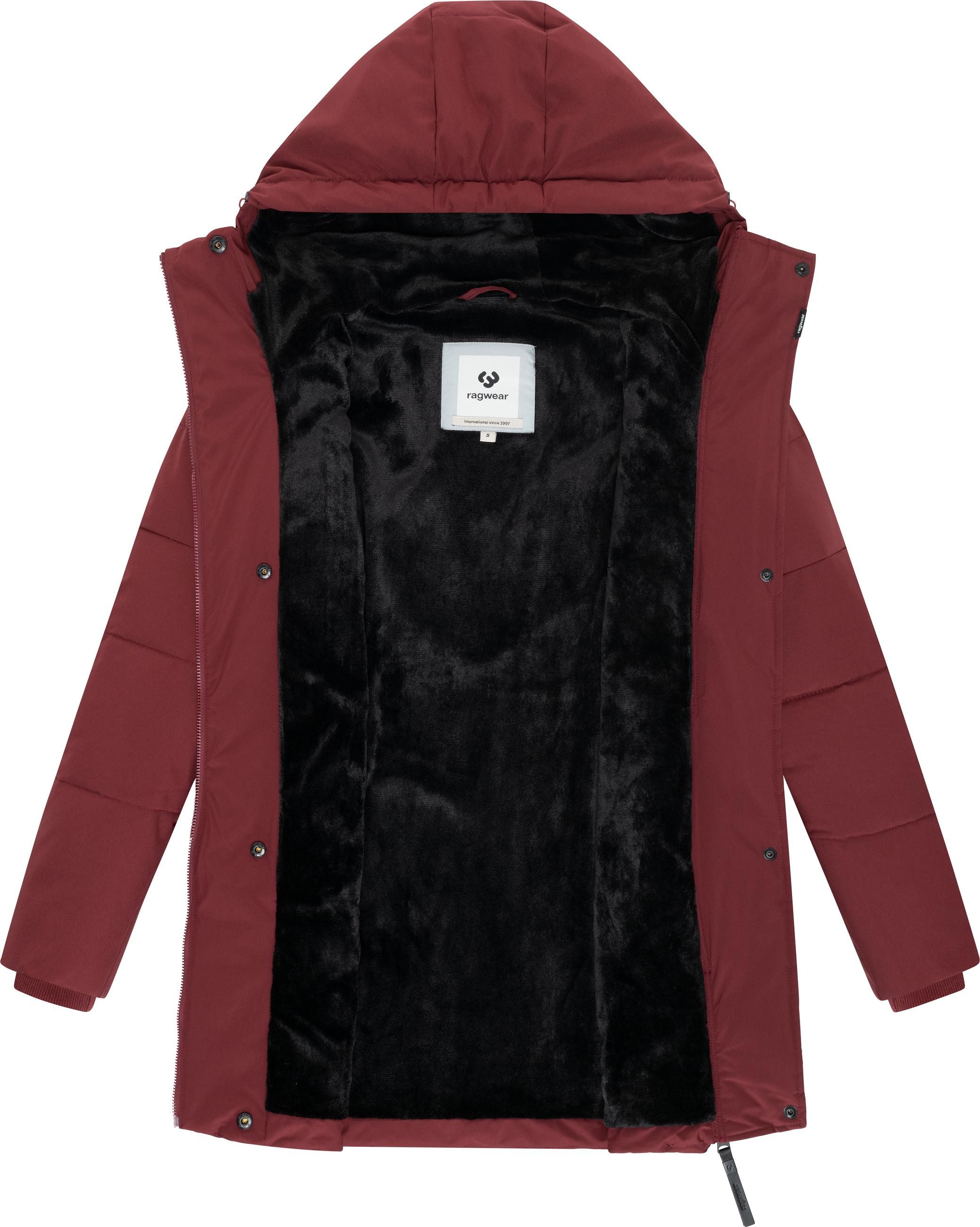 Ragwear Steppmantel Pevilla YOUMODO Wasserdichter Damen Winter gesteppter Kurzmantel