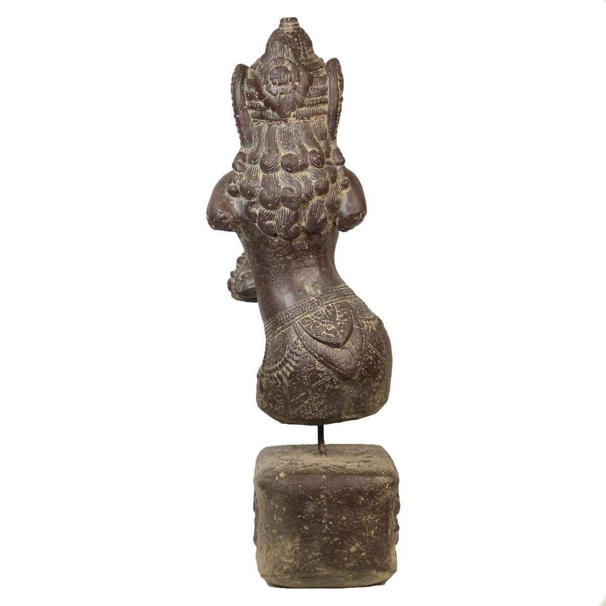Oriental (1 Dekofigur in Handarbeit cm Devi Herstellung Galerie Ursprungsland Gartenfigur Sockel Sita St), Figur im traditionelle auf 60