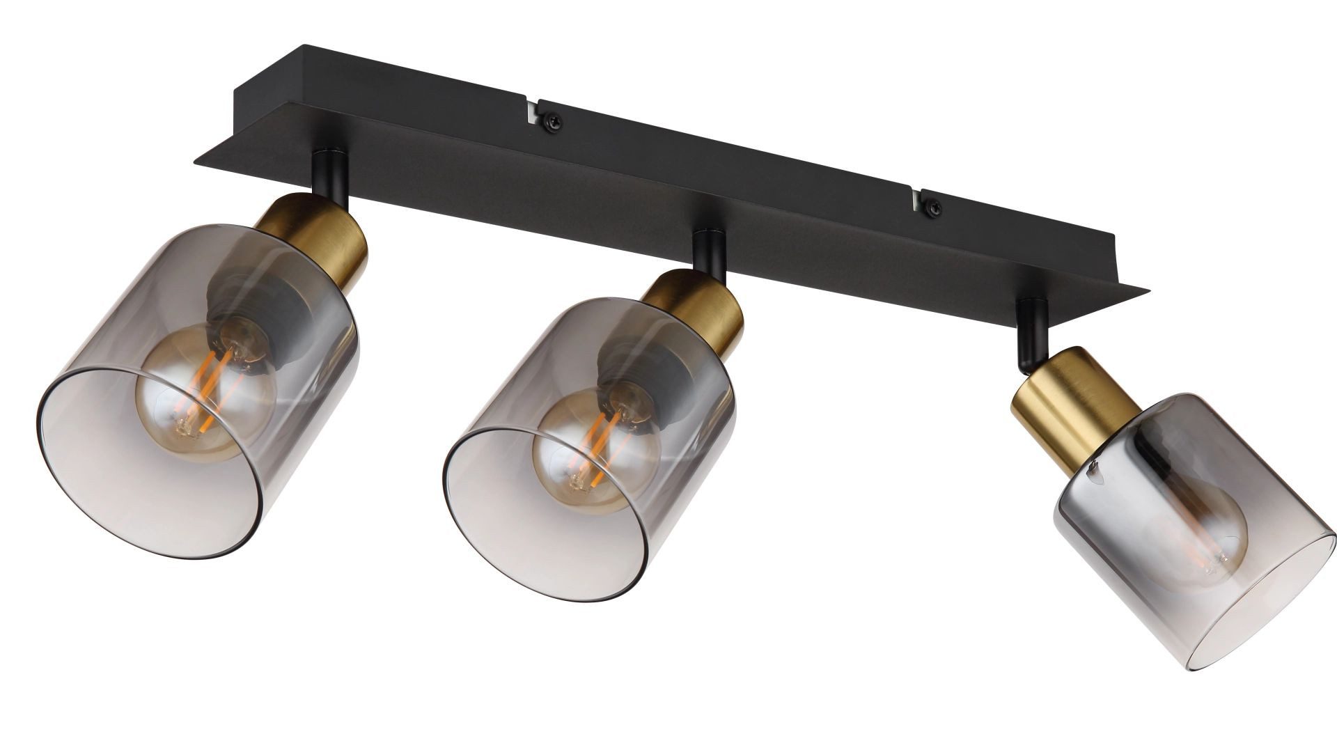 GLOBO LIGHTING Deckenstrahler HOLLSY, ohne Leuchtmittel, Deckenspot, Glas, Wohnraum, Flur