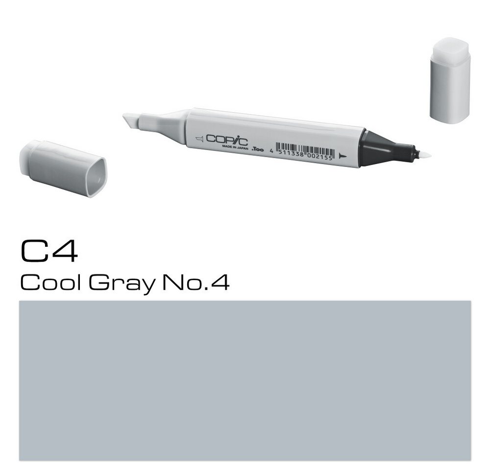 Thumbnail - COPIC Marker Typ C - 4, Cool Gray: Layoutmarker für Grafiker und Designer, (1-tlg)
