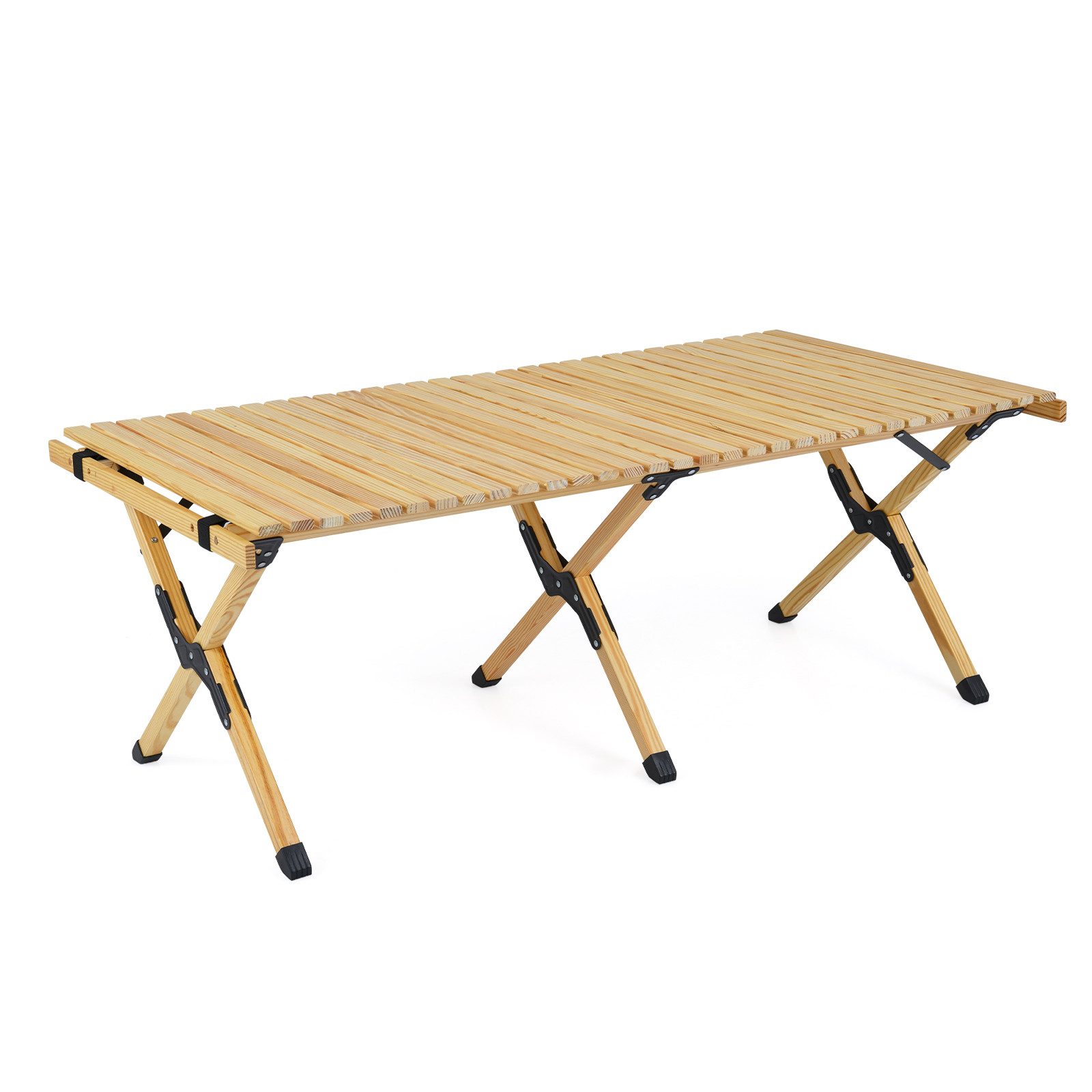 KOMFOTTEU Campingtisch, Picknicktisch Klapptisch für 4-6 Personen, mit Tragetasche
