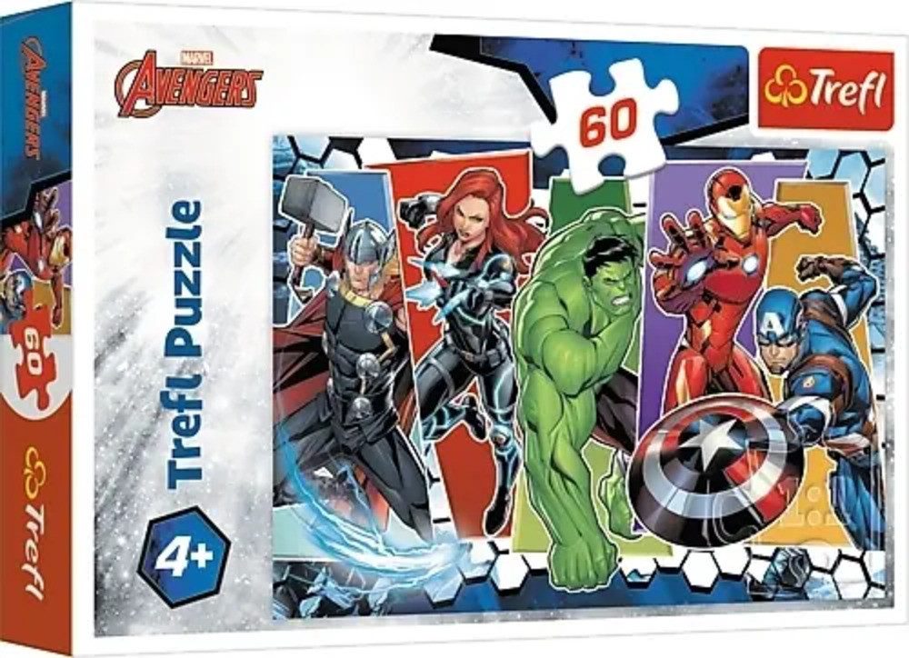 Trefl Пазлы Marvel Avengers (Kinderpuzzle), 99 Пазлыteile