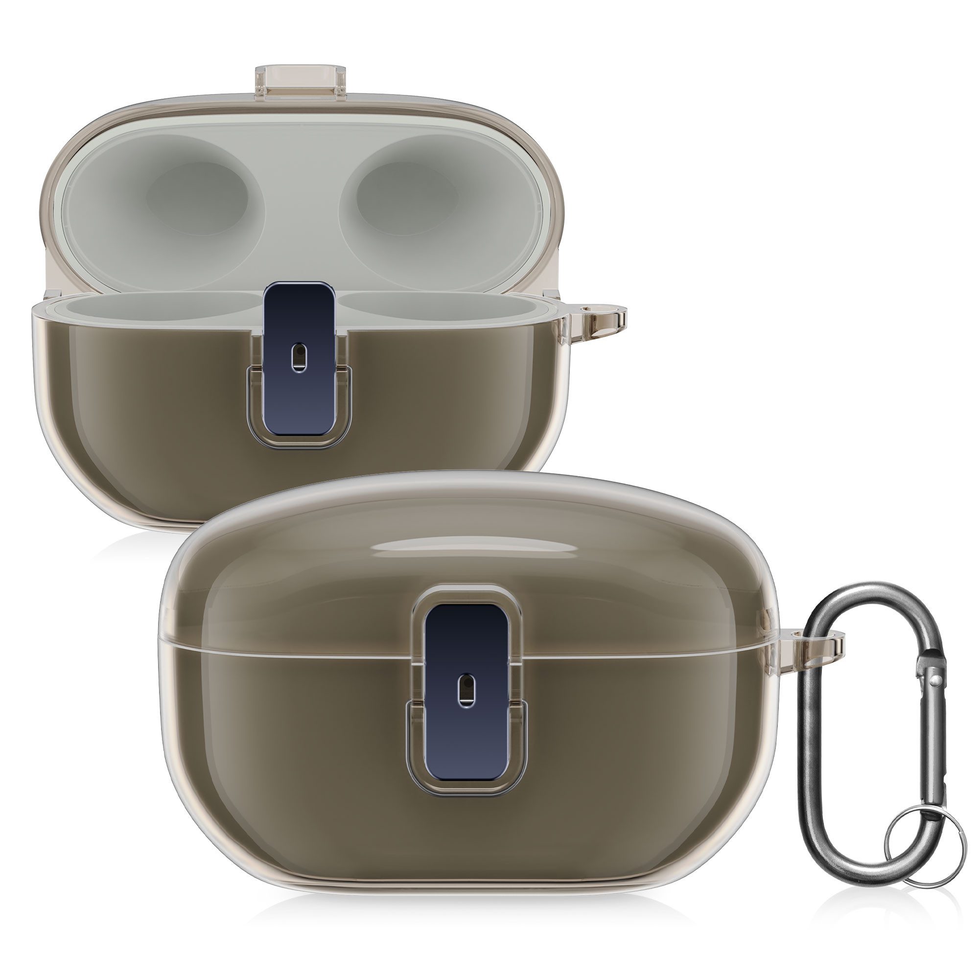 kwmobile Etui Hülle für Sony WF-1000XM5, Hardcover Schutzhülle Etui Case Cover Kopfhörer