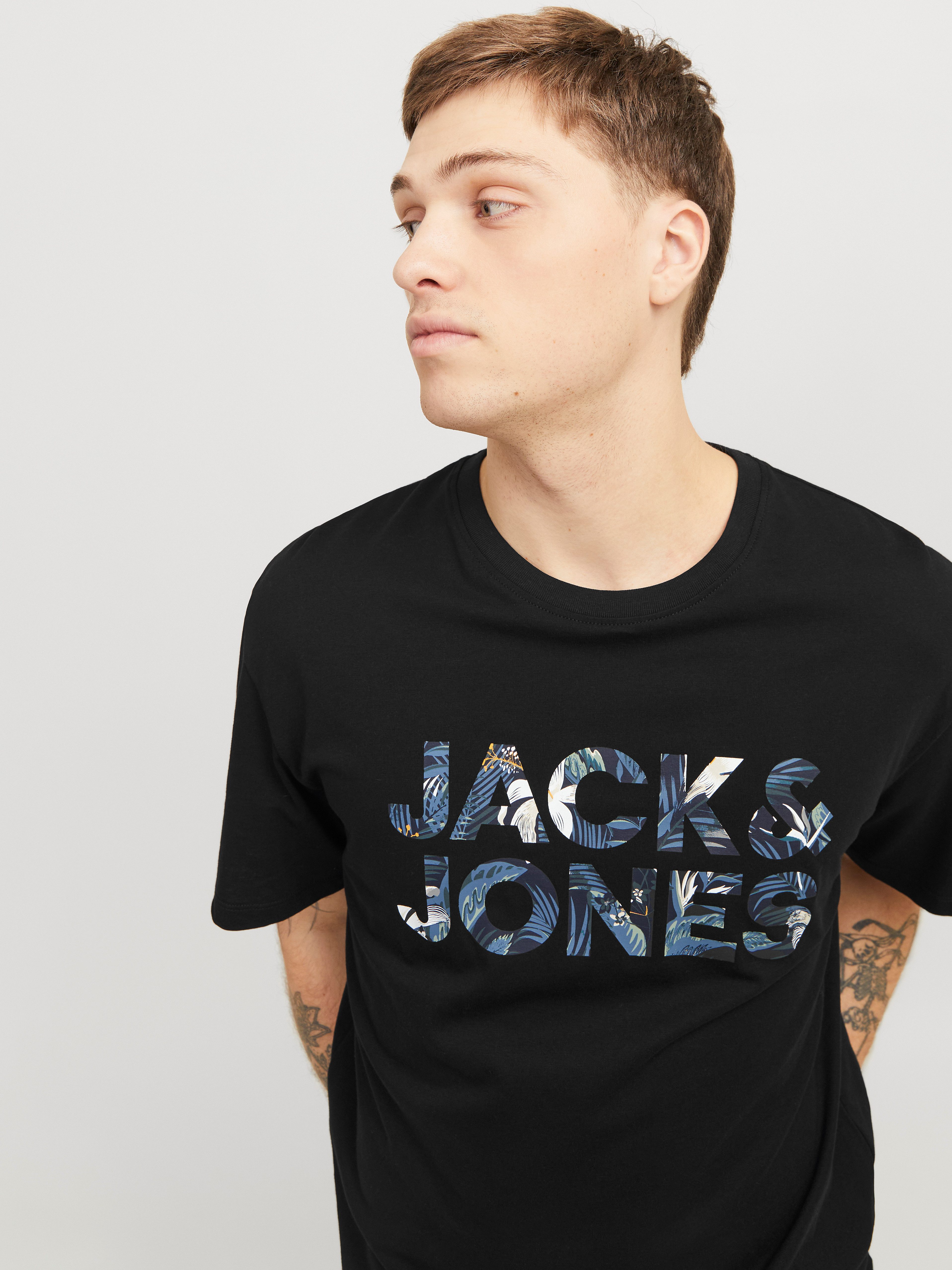 Jack & Jones Rundhalsshirt JJEBRYAN CORP LOGO TEE SS O-NECK NOOS mit Logo D günstig online kaufen