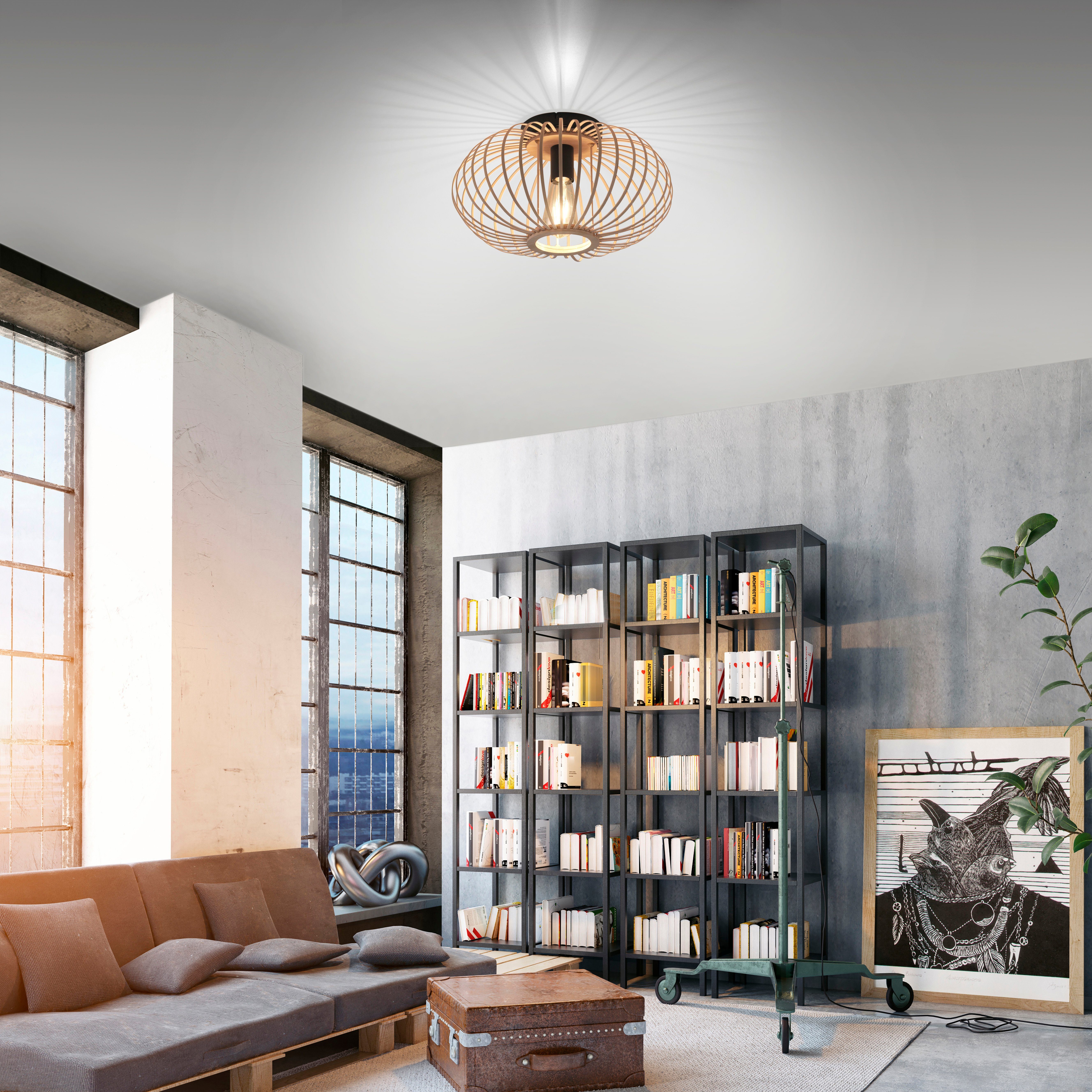 JUST LIGHT Deckenleuchte RACOON, ohne Leuchtmittel, ExklusiveE27 günstig online kaufen