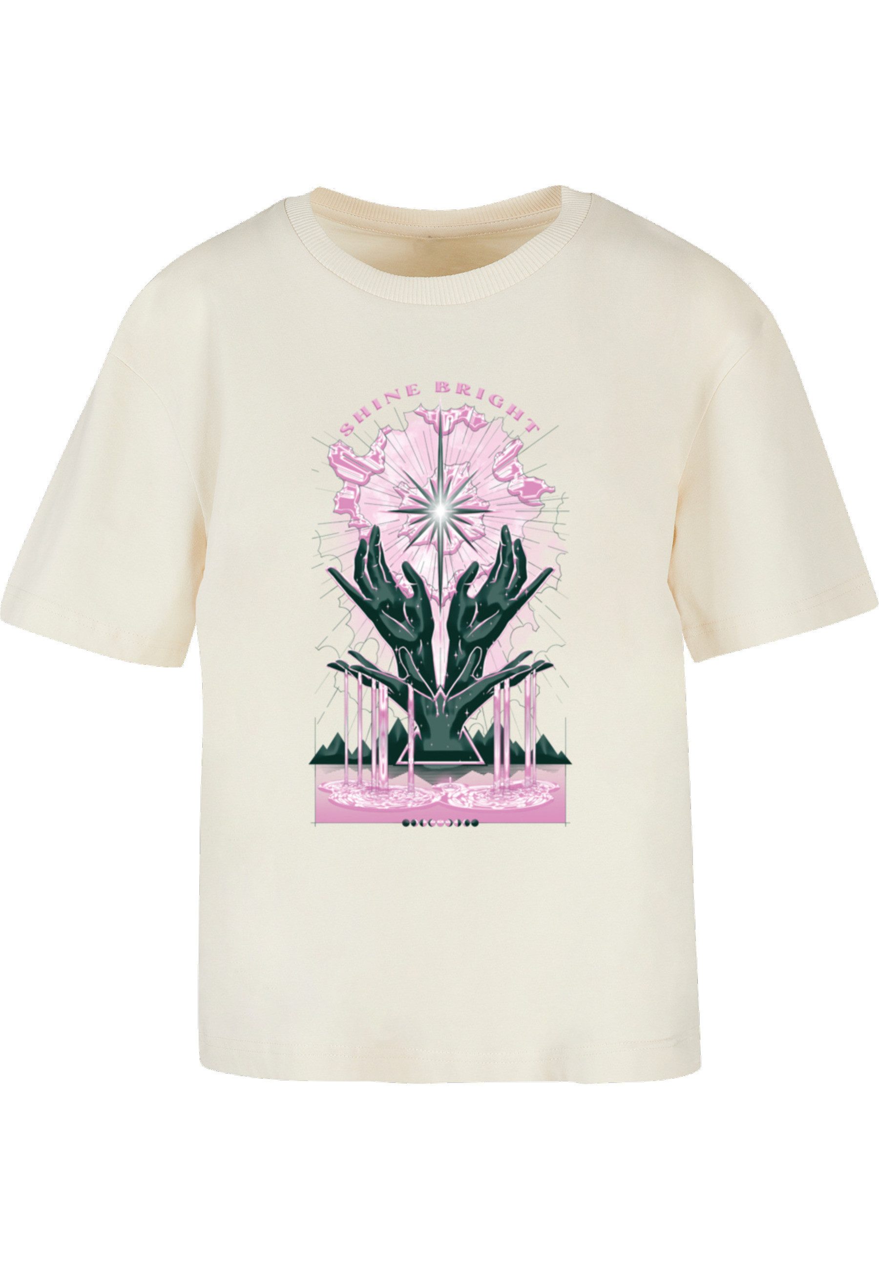 Kurzarmshirt Miss Tee Damen Shine Bright Tee