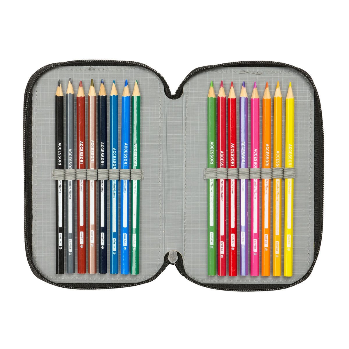 Hot Wheels Federtasche Federtasche Пенали dreifach mit Zubehör Hot Wheels Bunt 12,5 x