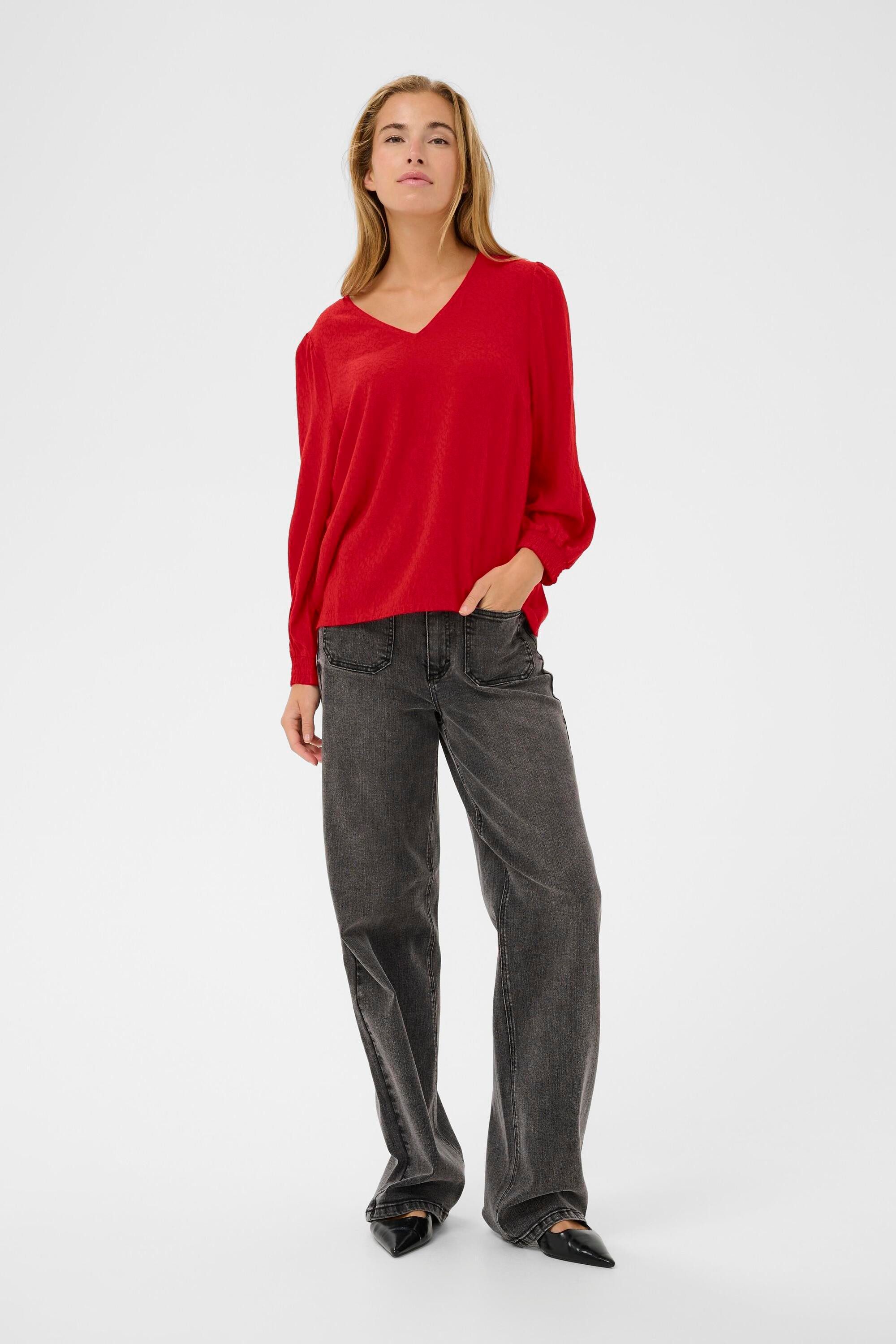 KAFFE Langarmbluse Langarm-Bluse KApippa günstig online kaufen