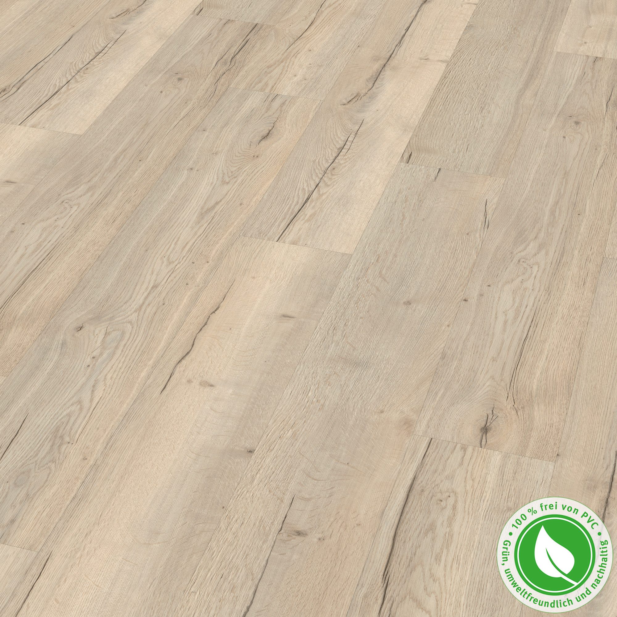 EGGER Designboden GreenTec EHD013 Monfort Eiche weiss, (7,5mm, 1,995m),Robust & Strapazierfähig