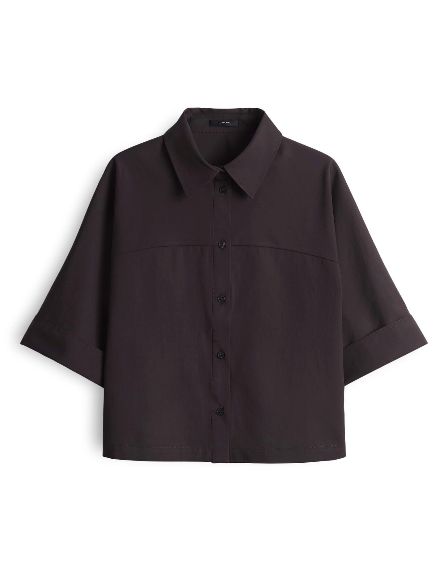 Kurzarmbluse FREPPY im Overshirt Stil