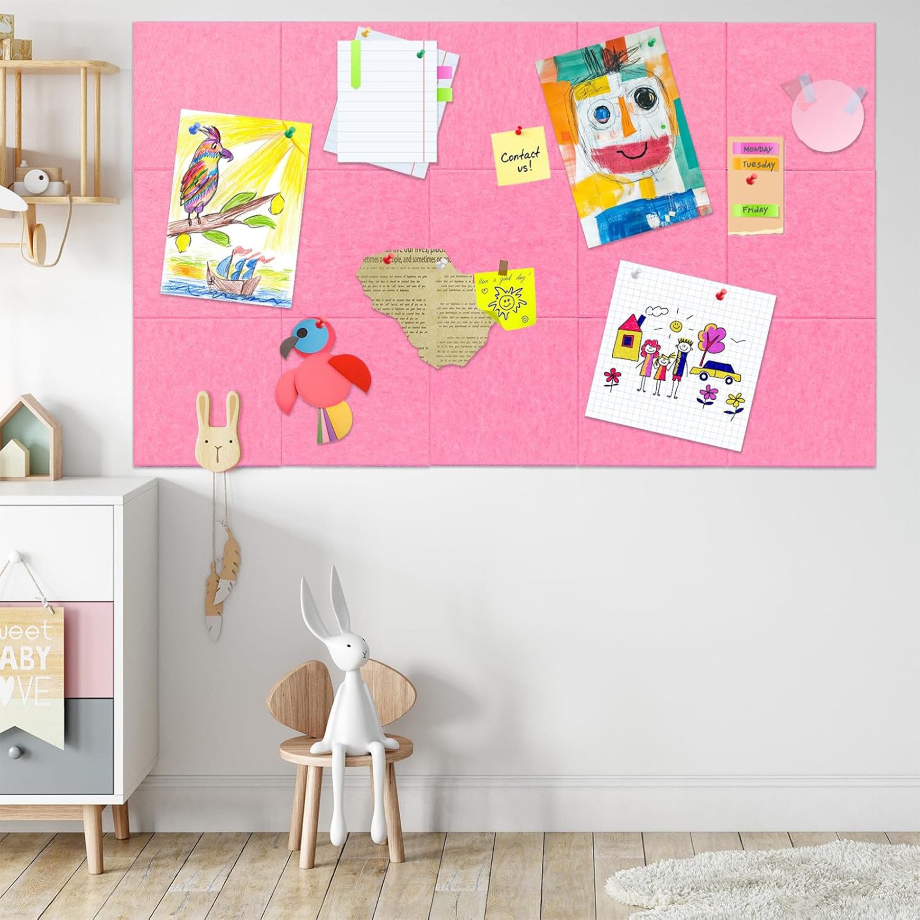 Mutig Akustikplatte Quadratische Akustikplatten Selbstklebend, (Schallabsorber Schallschutz mit Hochdichte Wandfliesen Schalldämmung, 30x30x0.9cm,12 Stück für die Wand Decke Tür vom Studio Büro), Schalldämmung und Wanddekoration