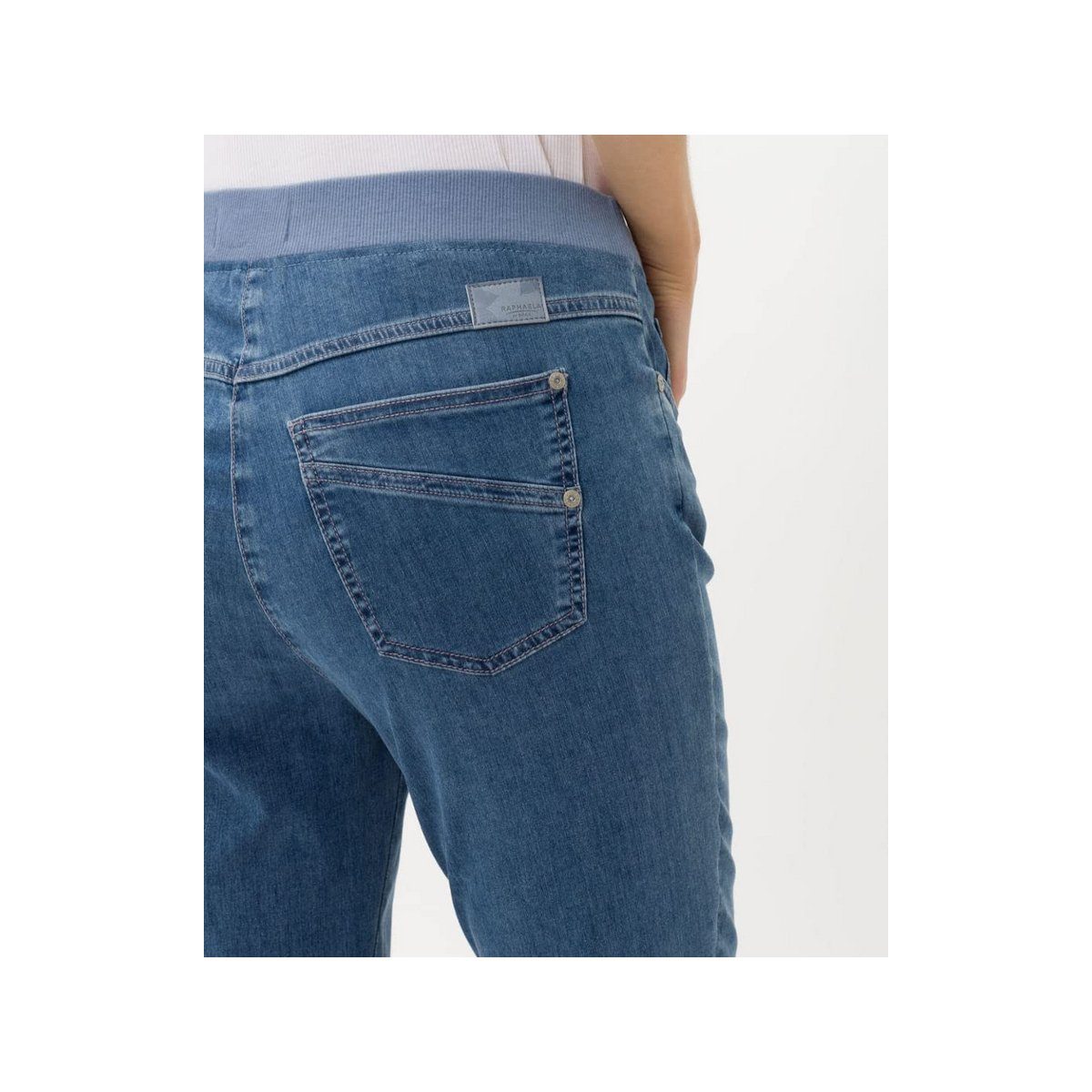 (28) (1-tlg) uni Brax 5-Pocket-Jeans Blau