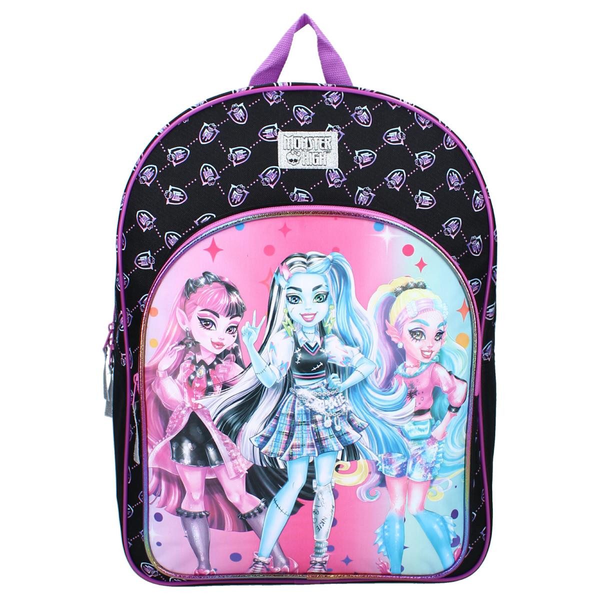 Vadobag Kinderrucksack 22 Liter Monster High Feeling Fierce (1-tlg), Motiv