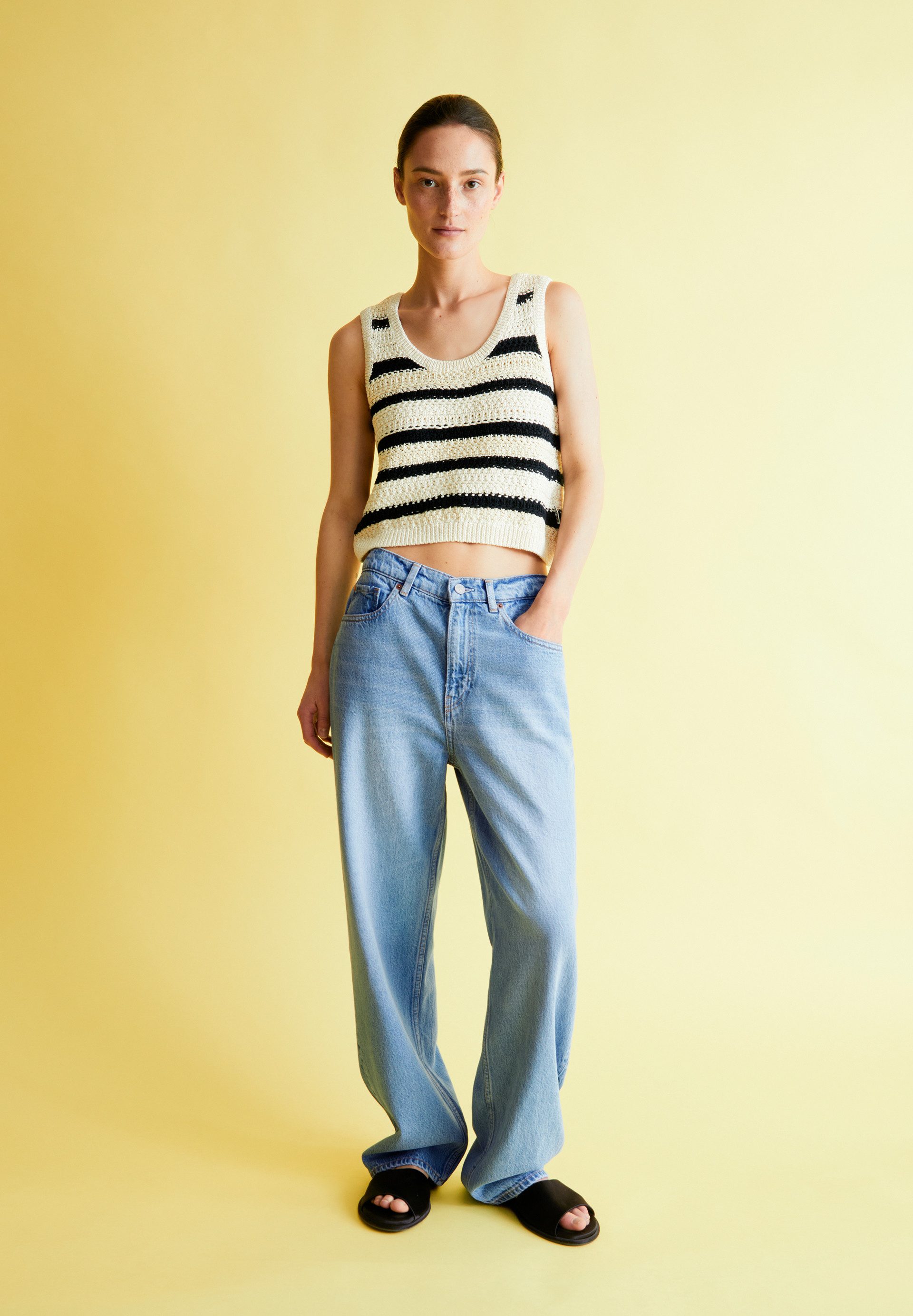 Armedangels Strickpullover CLAAIRE STRIPES Stricktop aus Bio-Baumwolle Regular Fit