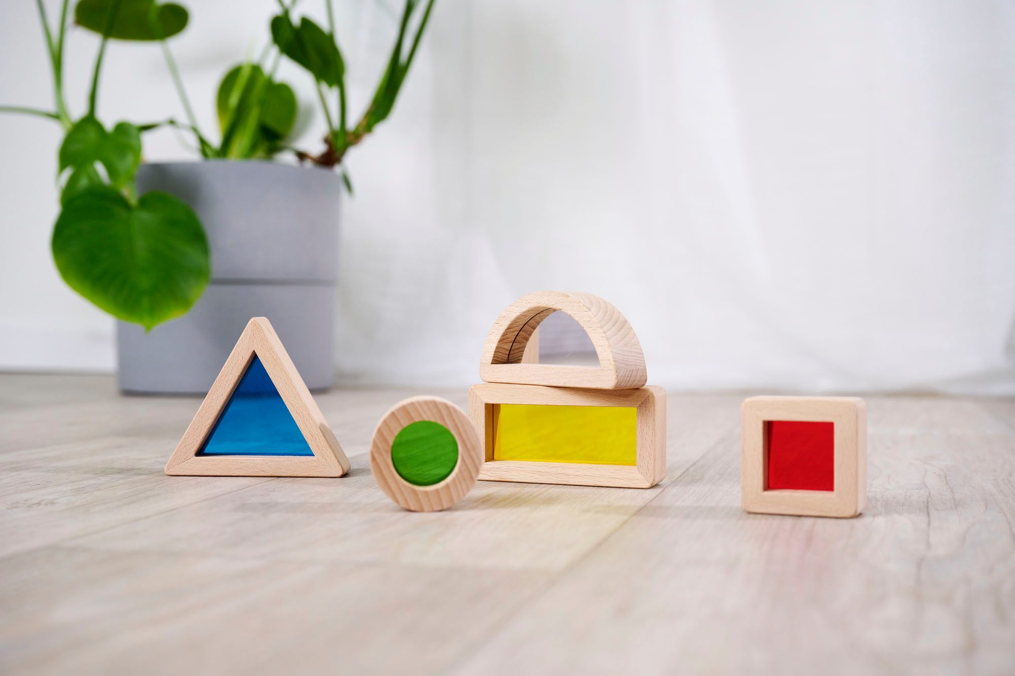 Eichhorn Montessori Fensterbausteine Spielbausteine