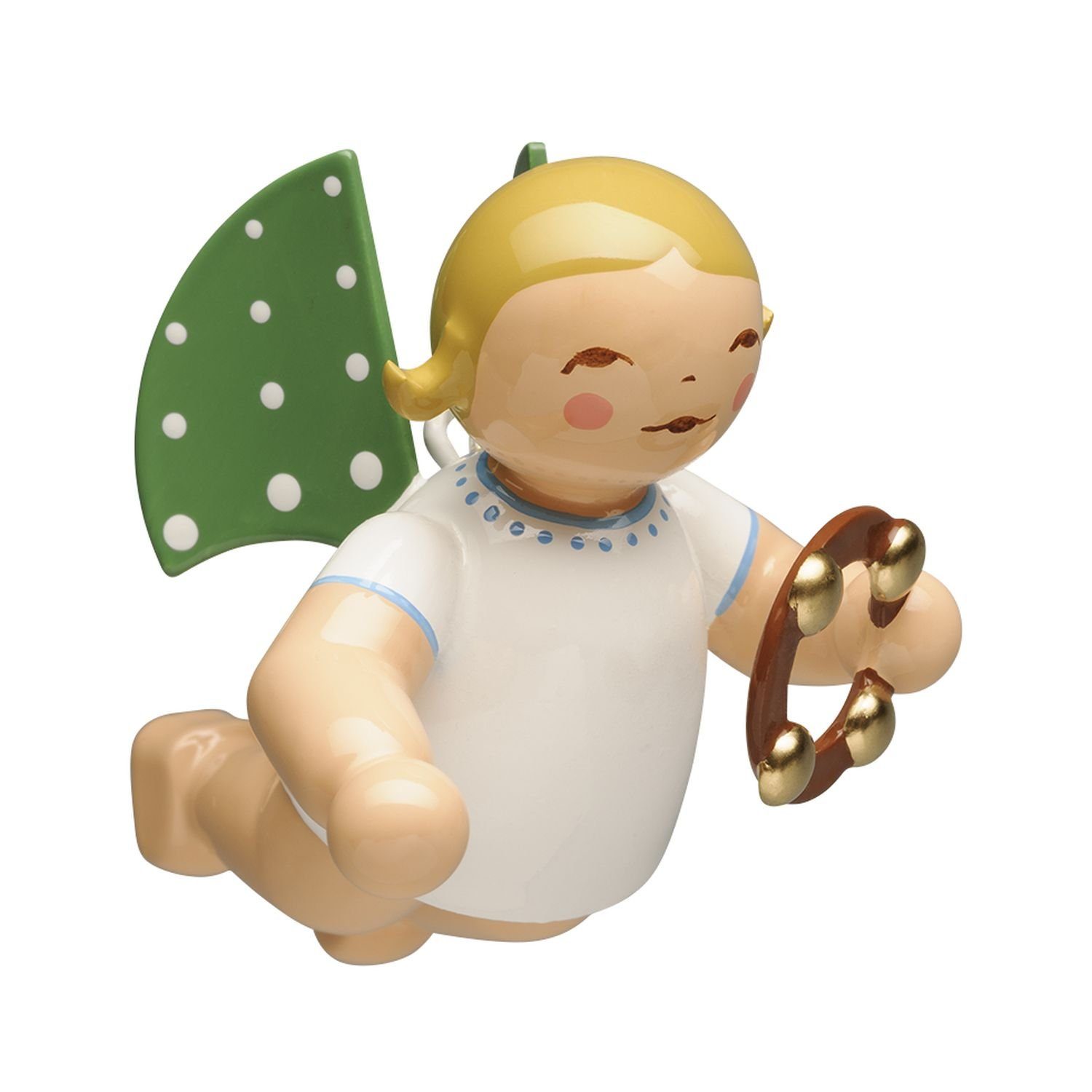 Wendt & Kühn Weihnachtsfigur Engel mit Schellenring Schwebend 650/130/57, zufällig blond oder braunhaarig