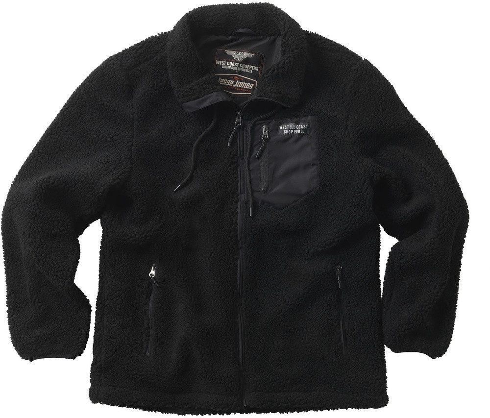 West Coast Choppers Kurzjacke Anvil Fleece Jacket - Black