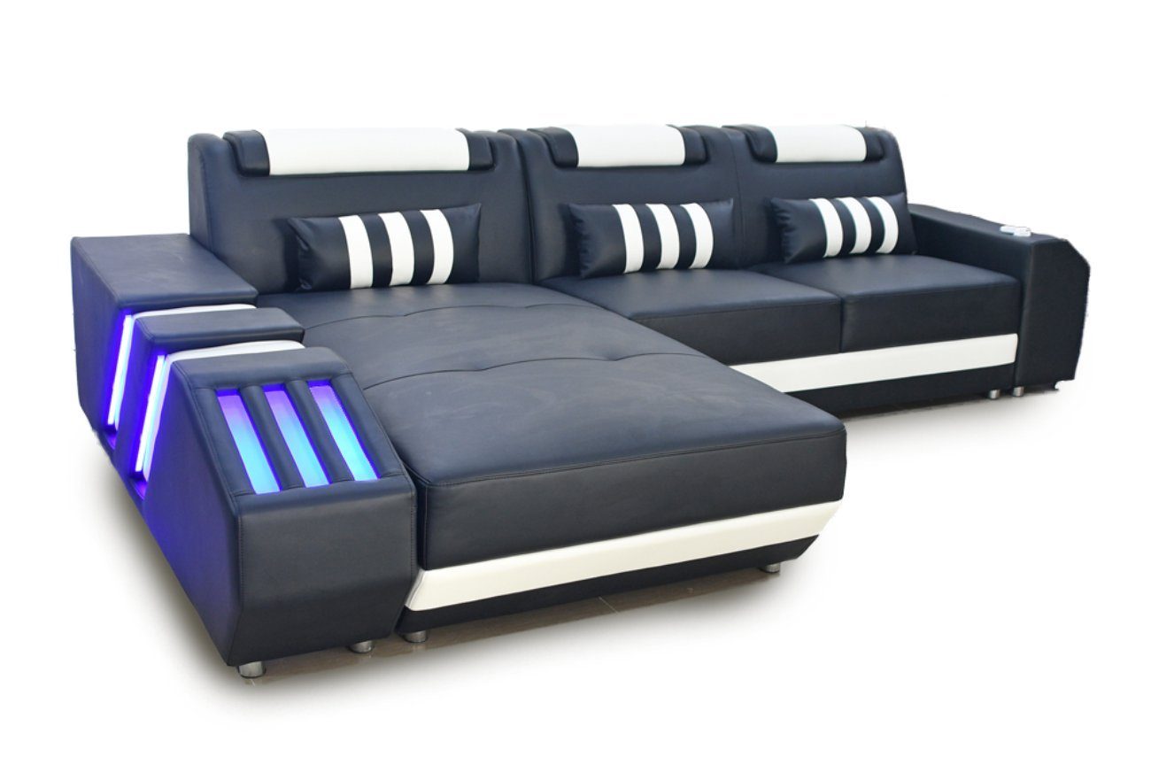 JVmoebel Ecksofa Ecksofa Eckgarnitur Sofa Couch Polster Wohnlandschaft Garnitur L Form, 1 Teile, Made in Europa