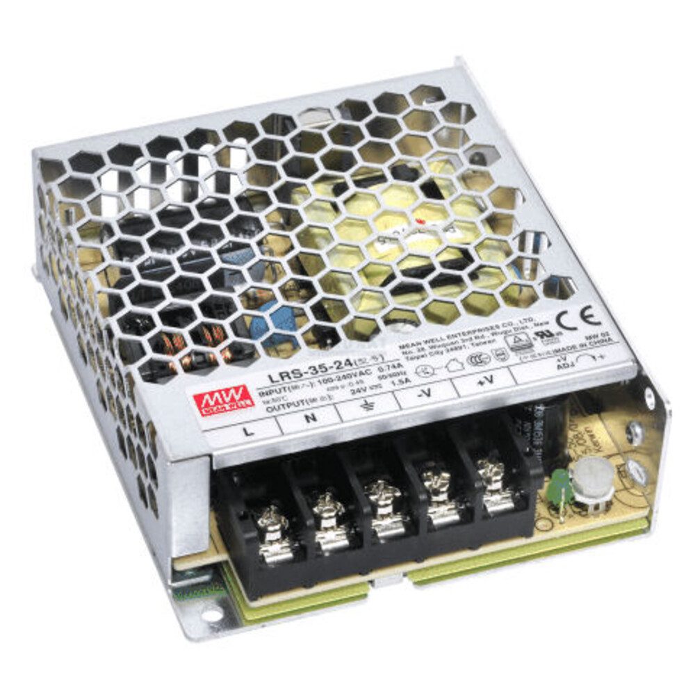 MeanWell "LRS-35-36" 36V, 36W, Hochvolt, L99xH30xB80cm LED Trafo