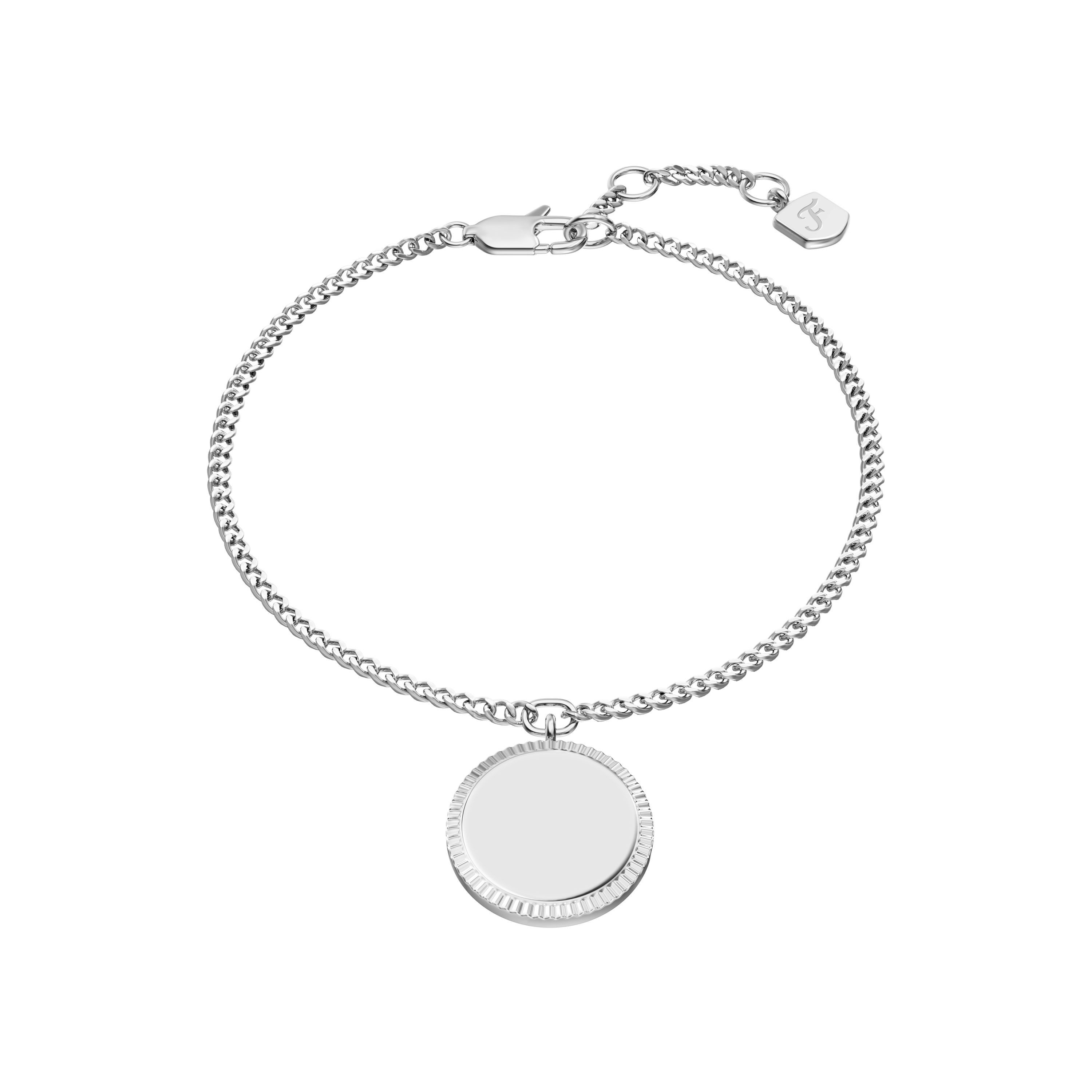 Armband Schmuck Geschenk Edelstahl Armschmuck Kreis Scheibe Ellis