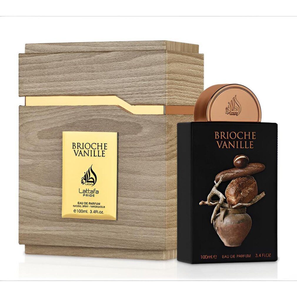 Lattafa Eau de Parfum Brioche Vanille, Glasflakon, Parfüm EDP, Unisex Duft