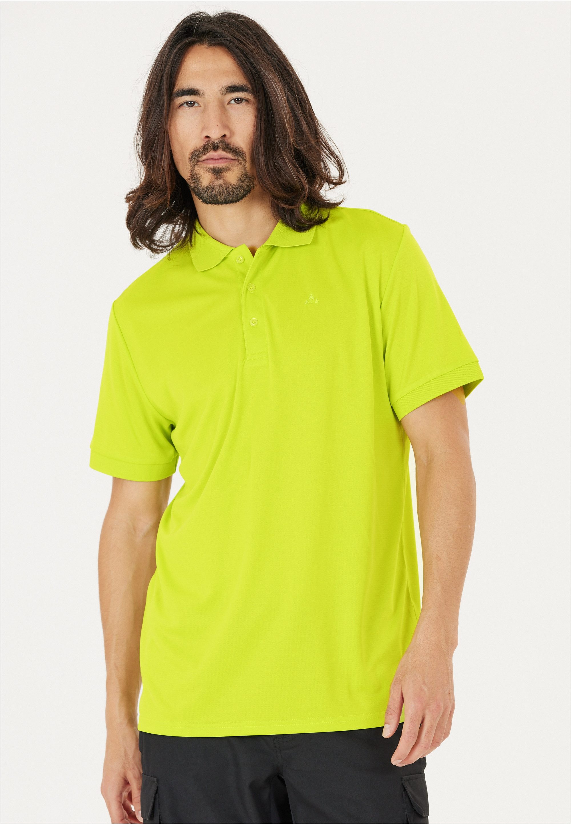 WHISTLER Langarm-Poloshirt Felox (1-tlg) aus schnell-trocknendem Material