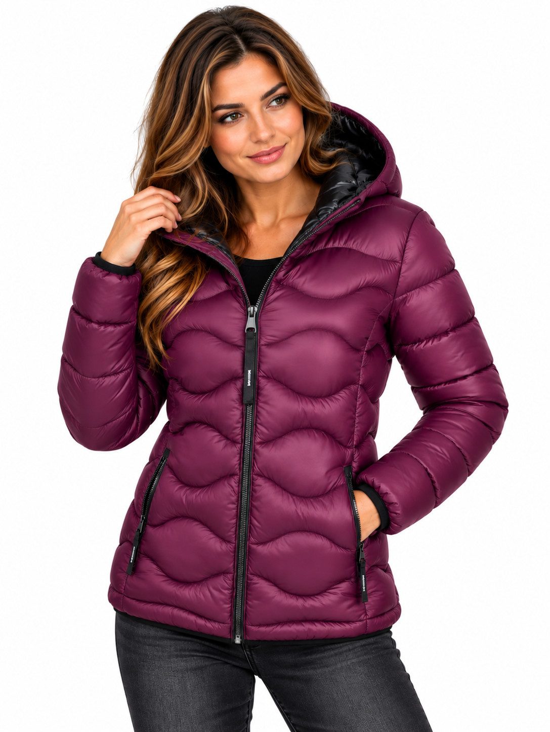 Geographical Norway Steppjacke Damen Herbst Winter Jacke Steppjacke Outdoor leicht Übergangsjacke