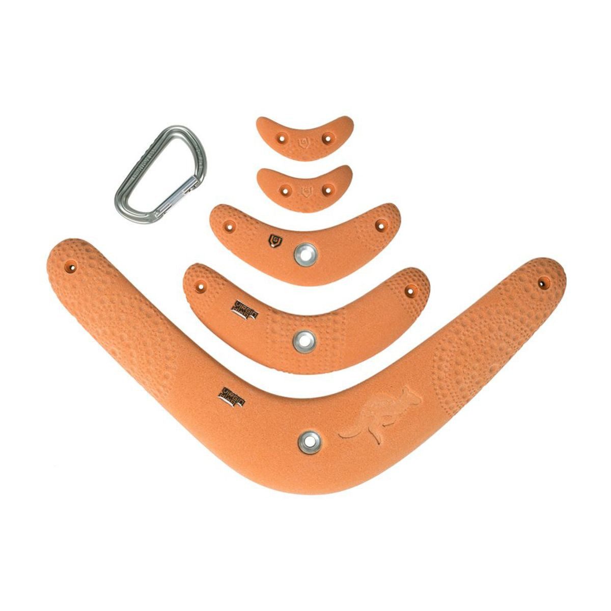 VirginGrip Kletterwand Boomerangs II Softgrip(Klettergriffe) - VirginGrip