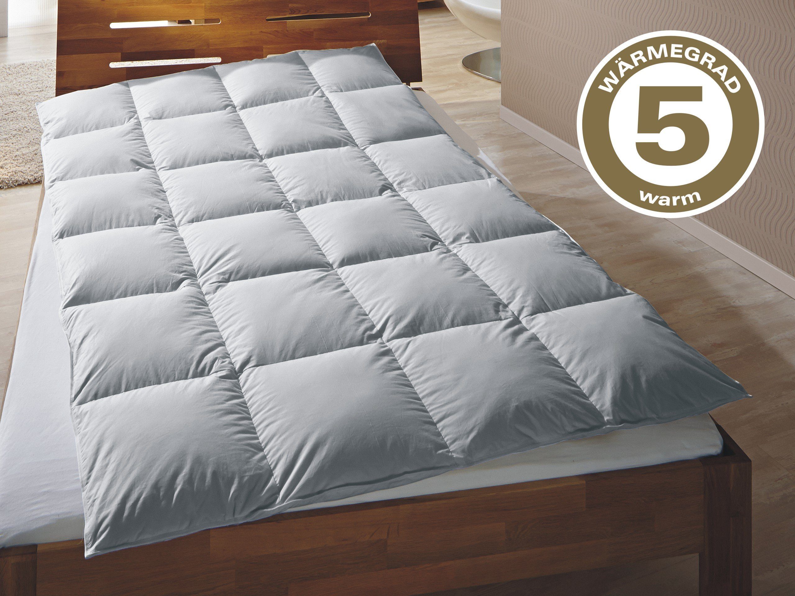 TraumDaune Daunenbettdecke Typ EIDER Premium Winterdecke (Wärmegrad 5), Fül günstig online kaufen