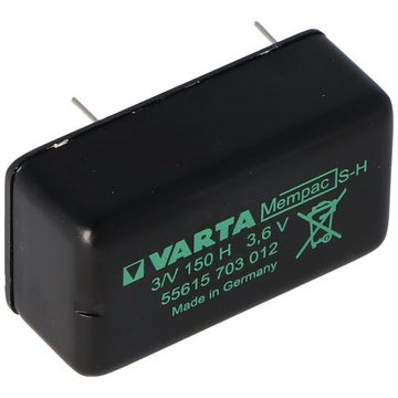 VARTA Varta Backup Akku MEMPAC S-H, 3N150H, 55615-703-012 Akku 150 mAh (3,6 V)