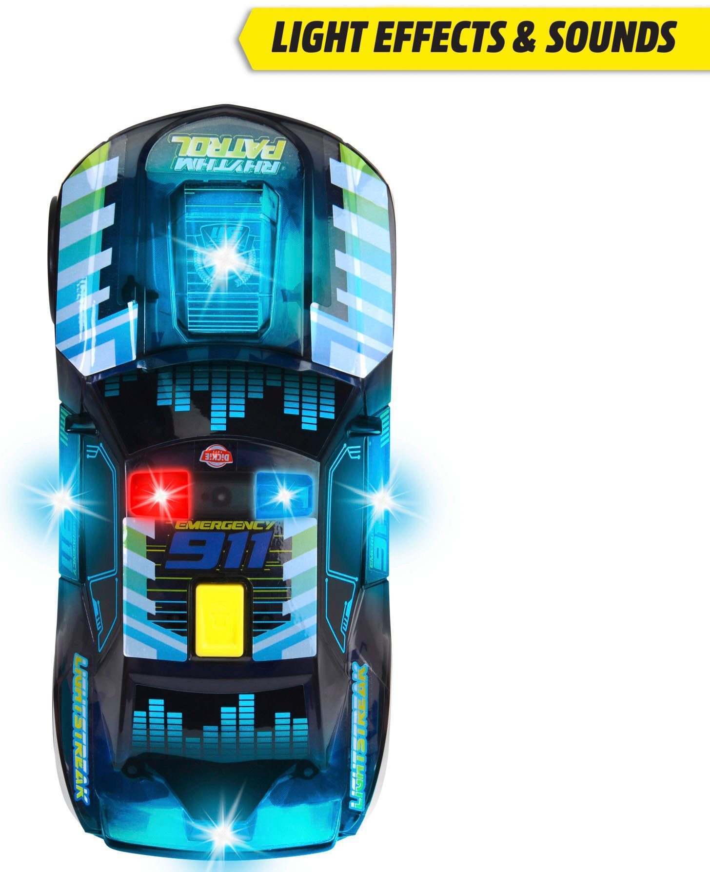 Dickie Toys Spielzeug-Auto STREETS N BEATZ, Rhythm Patrol, mit Licht & Sound
