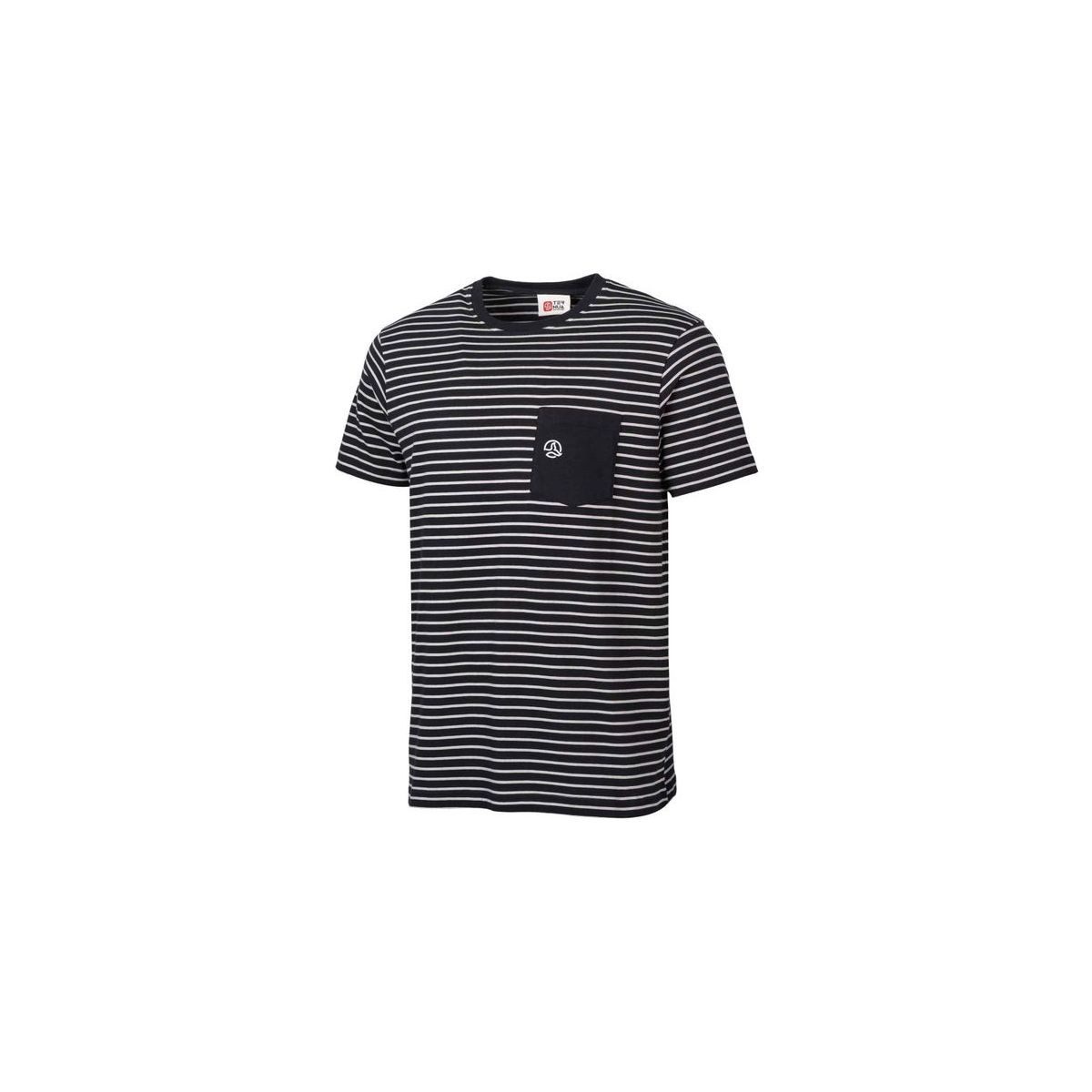TERNUA Kurzarmshirt Cape Spear T M Nachhaltig produziertes Herren-T-Shirt aus Bio-Baumwolle mit Streifen