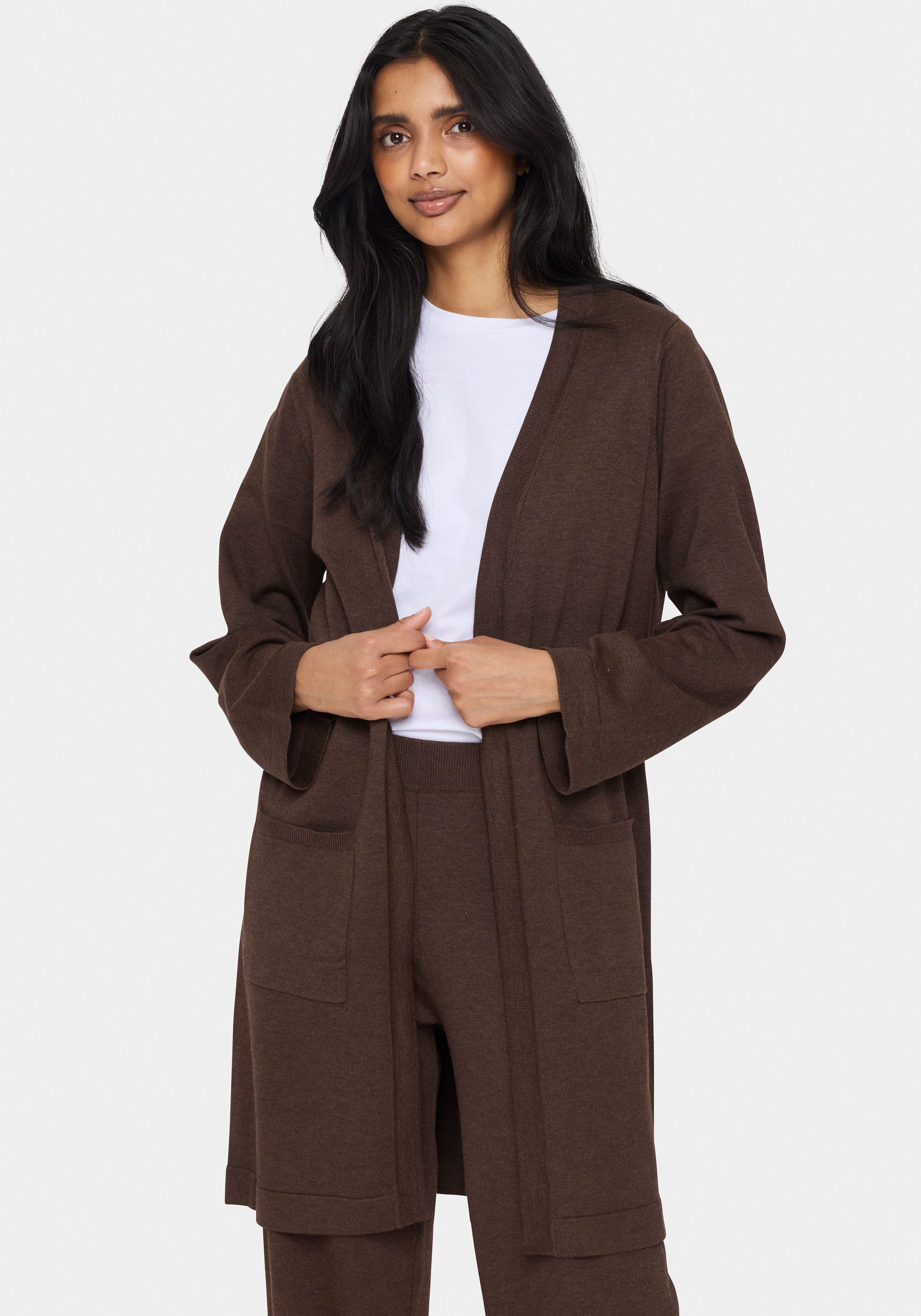 Saint Tropez Longstrickjacke KilaSZ LS Open günstig online kaufen