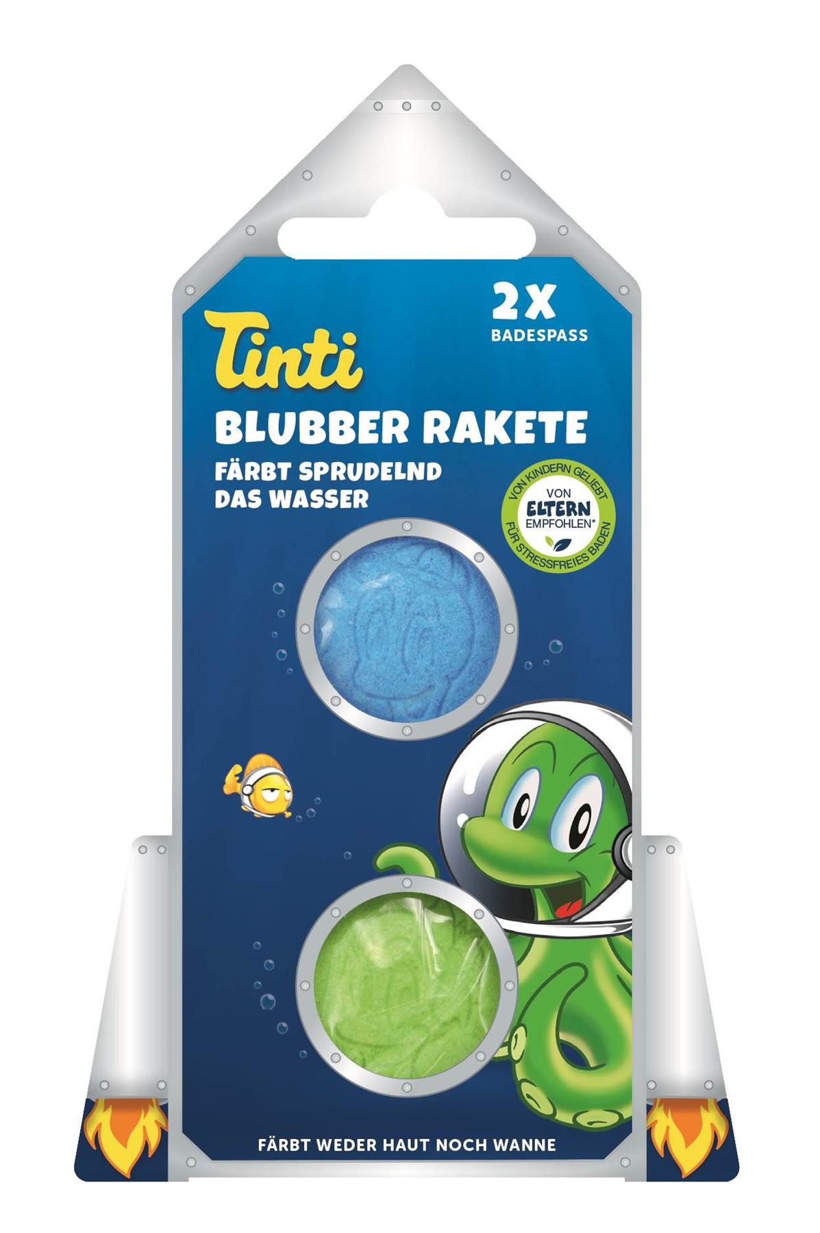 TINTI Badespielzeug Tinti Blubber Rakete