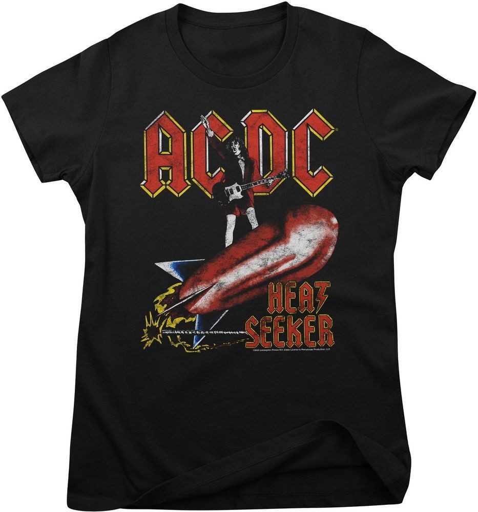 AC/DC T-Shirt AC/DC Heat Seeker Girly Tee