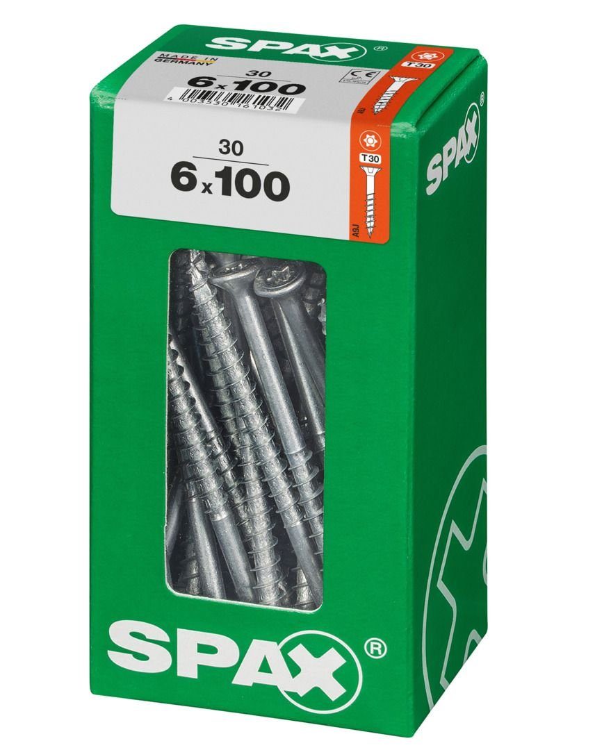 SPAX Holzbauschraube Spax 30 - TX 100 Universalschrauben x 6.0 30 mm
