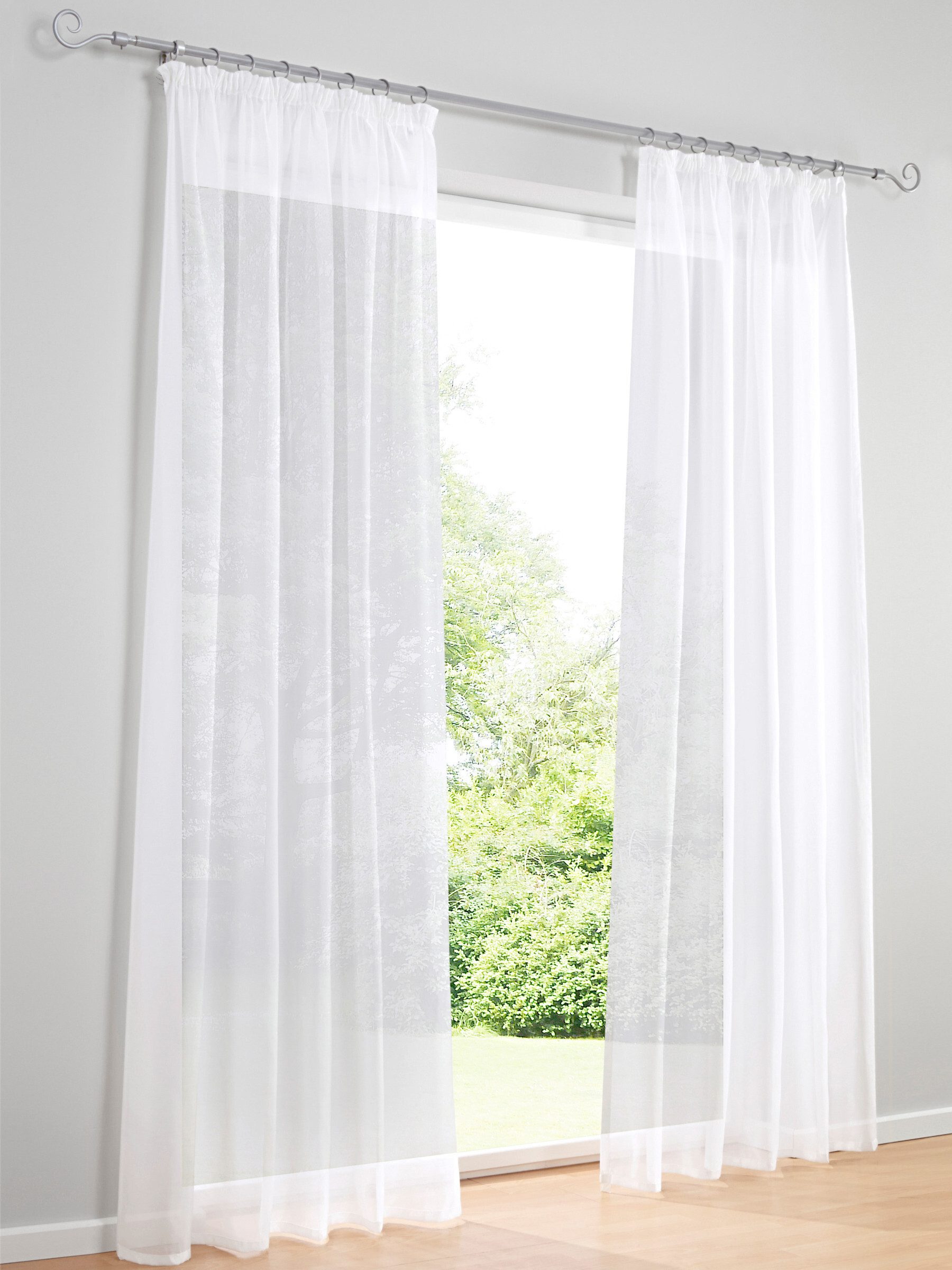 heine Gardine Dekostore . (1 St), Multifunktionsband, halbtransparent, Fert günstig online kaufen