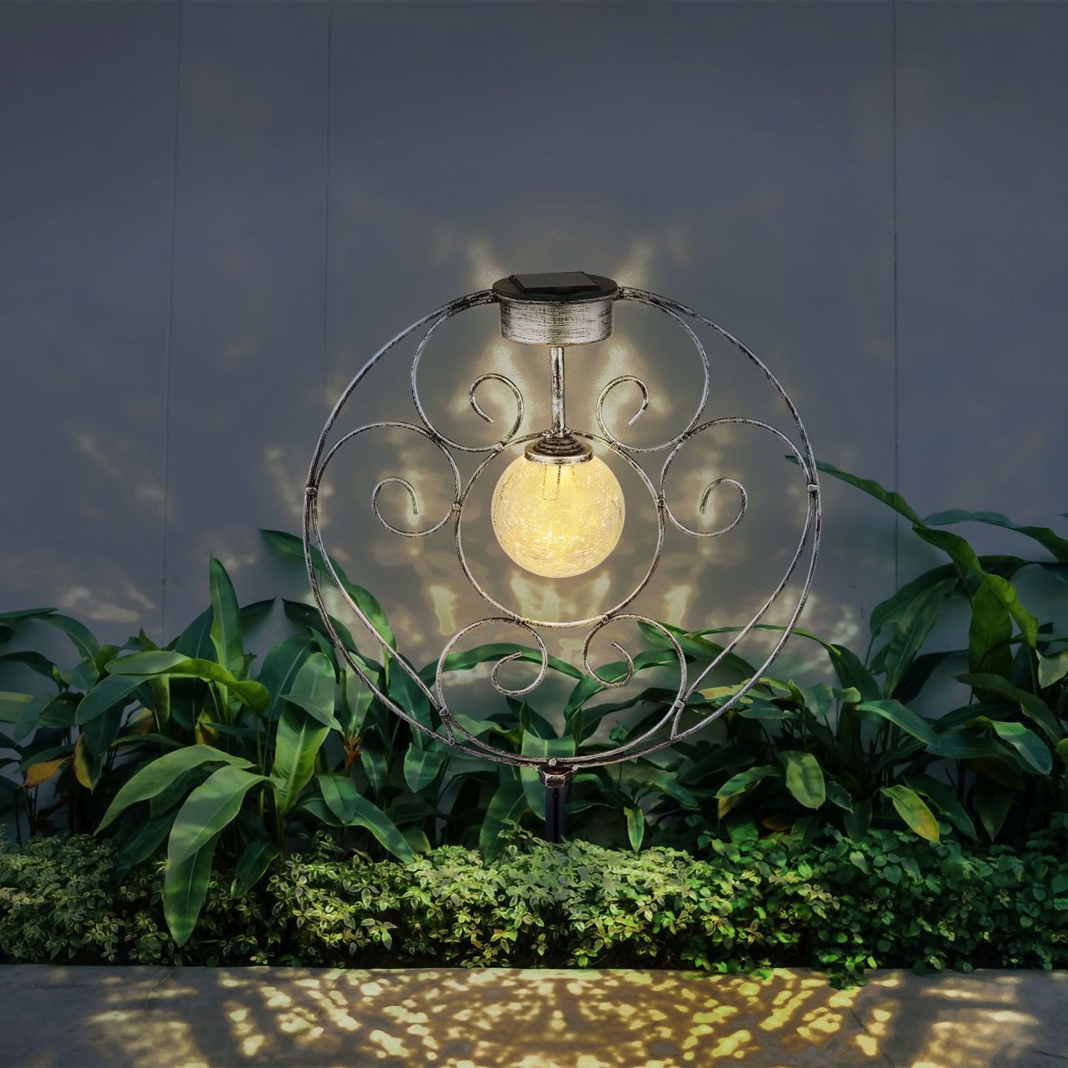 bmf-versand LED Solarleuchte Solarleuchte Garten Kreis günstig online kaufen