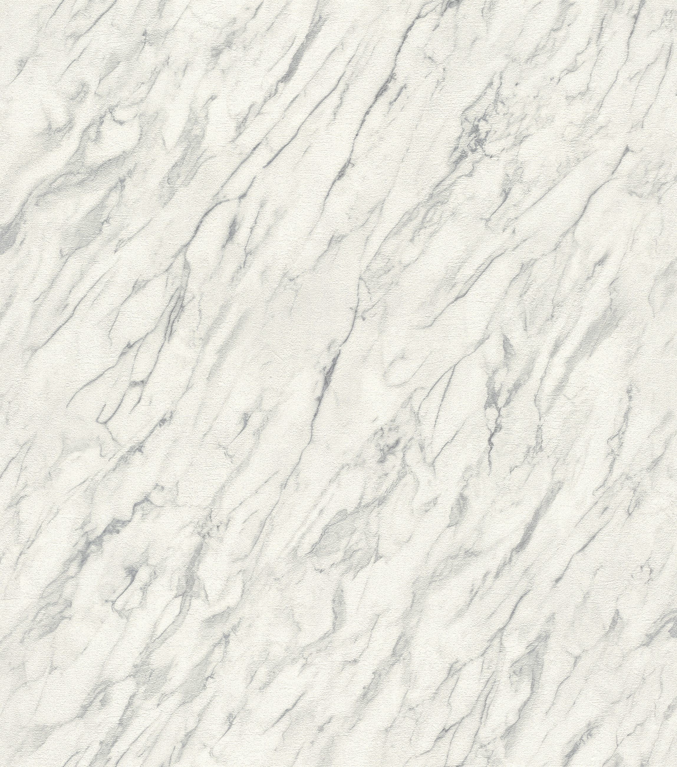 Rasch Vliestapete Carrara - Selbstklebende Tapete Marmor von tesa® x rasch®, strukturiert, Marmoroptik, (1 St), selbstklebend, 6,00m x 0,53m