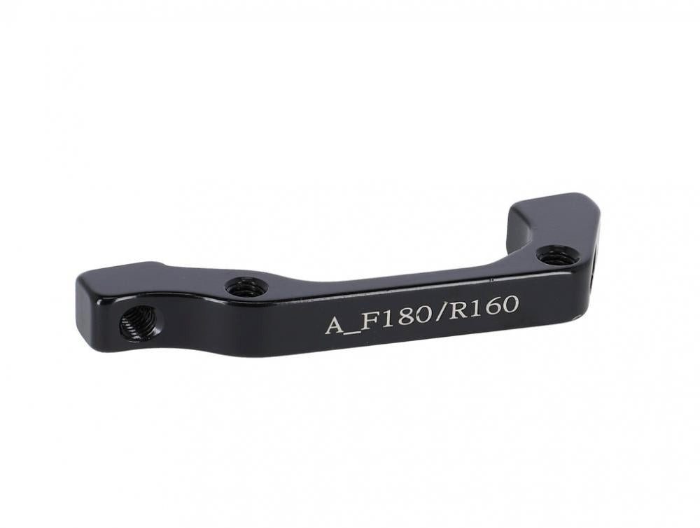 Tektro Scheibenbremse TEKTRO AQ1.0 Bremssatteladapter IS2000/Postmount Ø 180F/160R Schwarz