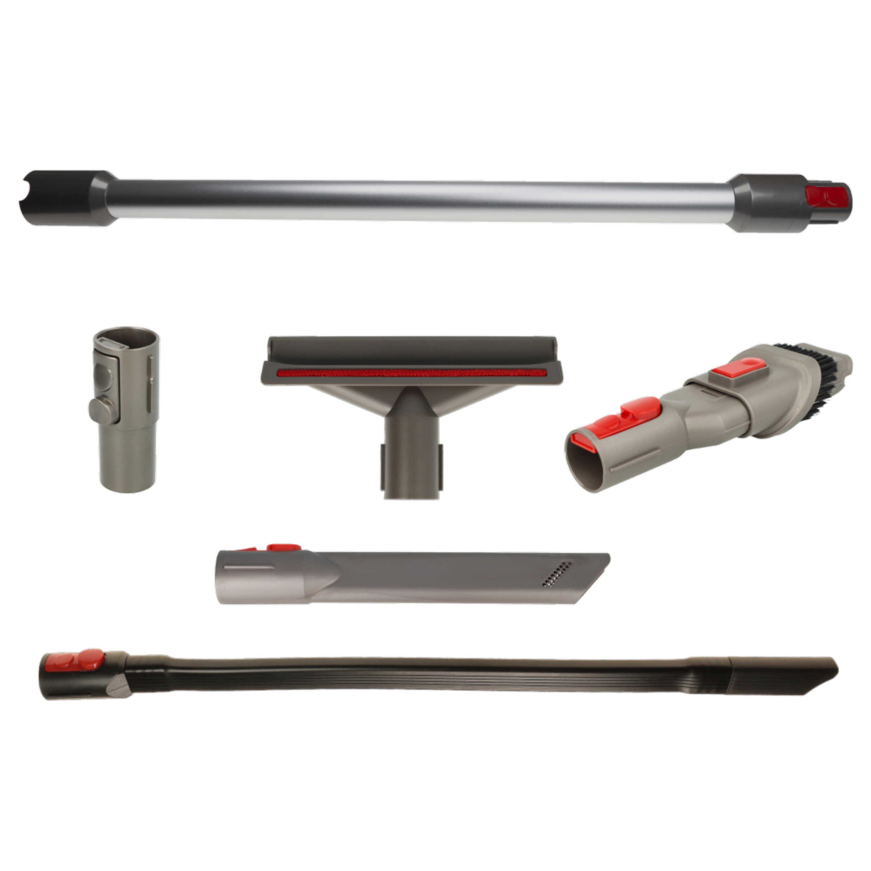 vhbw Staubsaugerdüsen-Set passend für Dyson V11 Klick Total Clean Extra Staubsauger, Zubehör für Dyson
