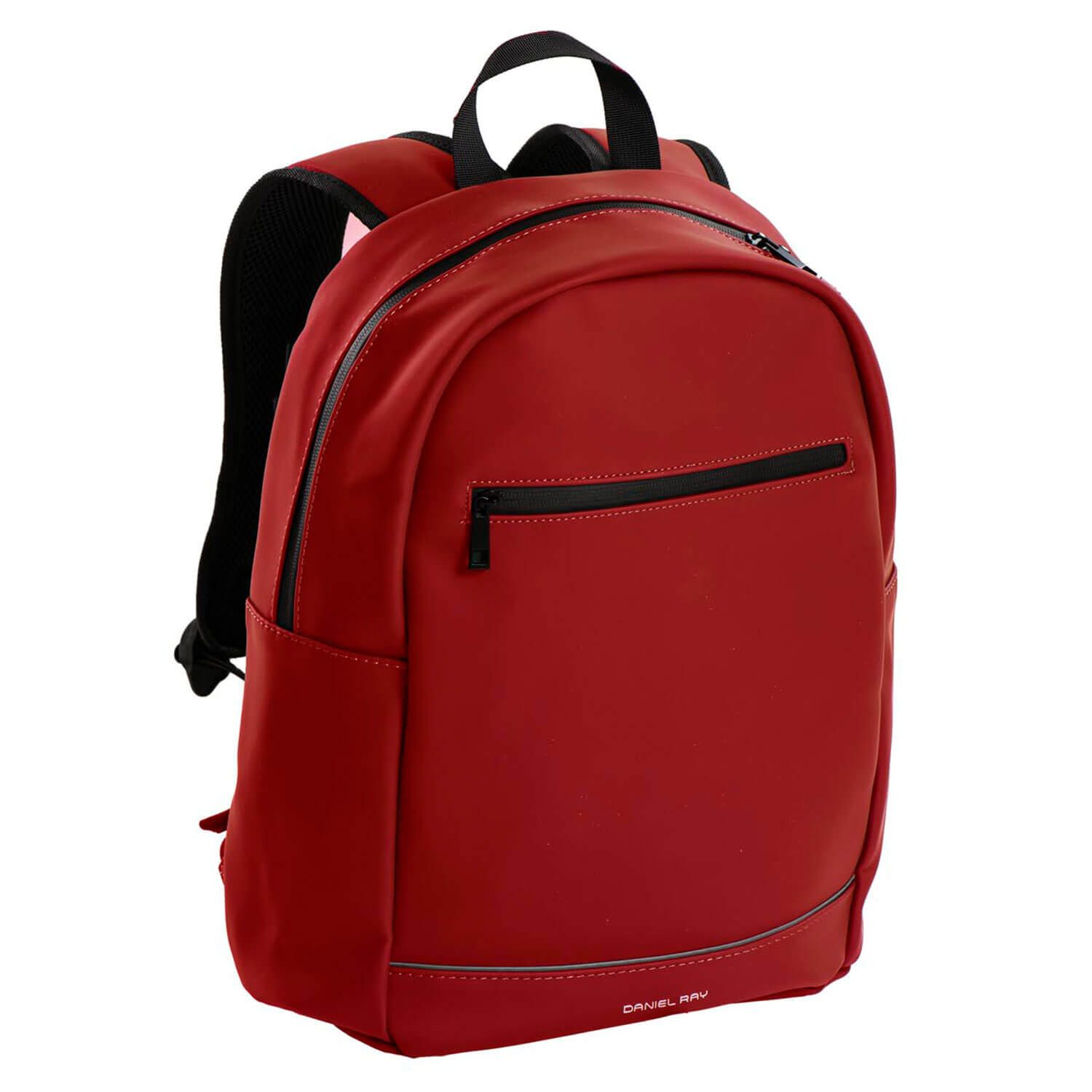 Daniel Ray Freizeitrucksack, Rucksack Montgomery aus matten PU - Tasche mit gepolsterten Laptopfach